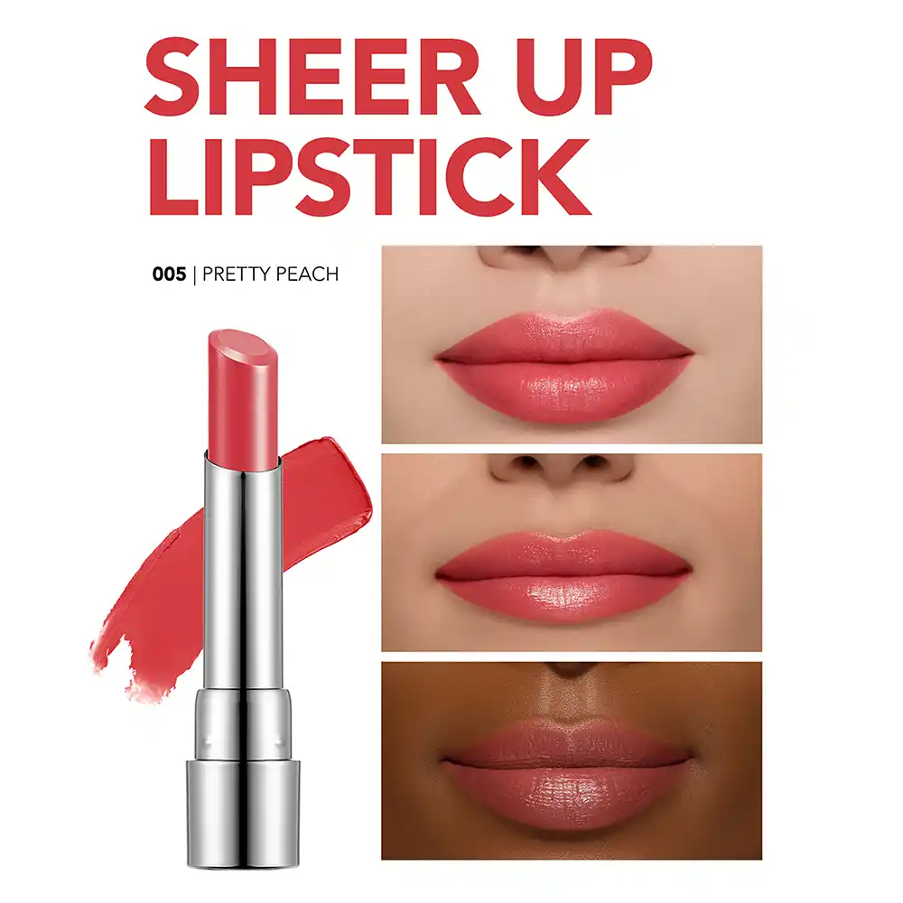 خرید و قیمت رژ لب خيس شر آپ فلورمار  Flormar Sheer Up Lipstick