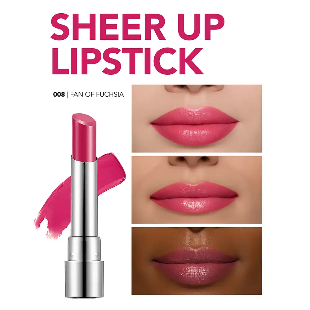 خرید و قیمت رژ لب خيس شر آپ فلورمار  Flormar Sheer Up Lipstick