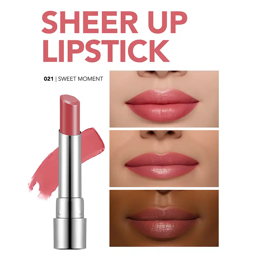 خرید و قیمت رژ لب خيس شر آپ فلورمار  Flormar Sheer Up Lipstick