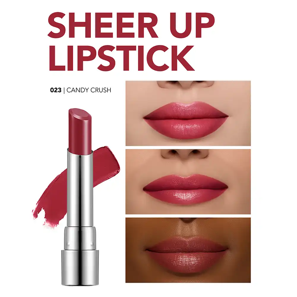 خرید و قیمت رژ لب خيس شر آپ فلورمار  Flormar Sheer Up Lipstick