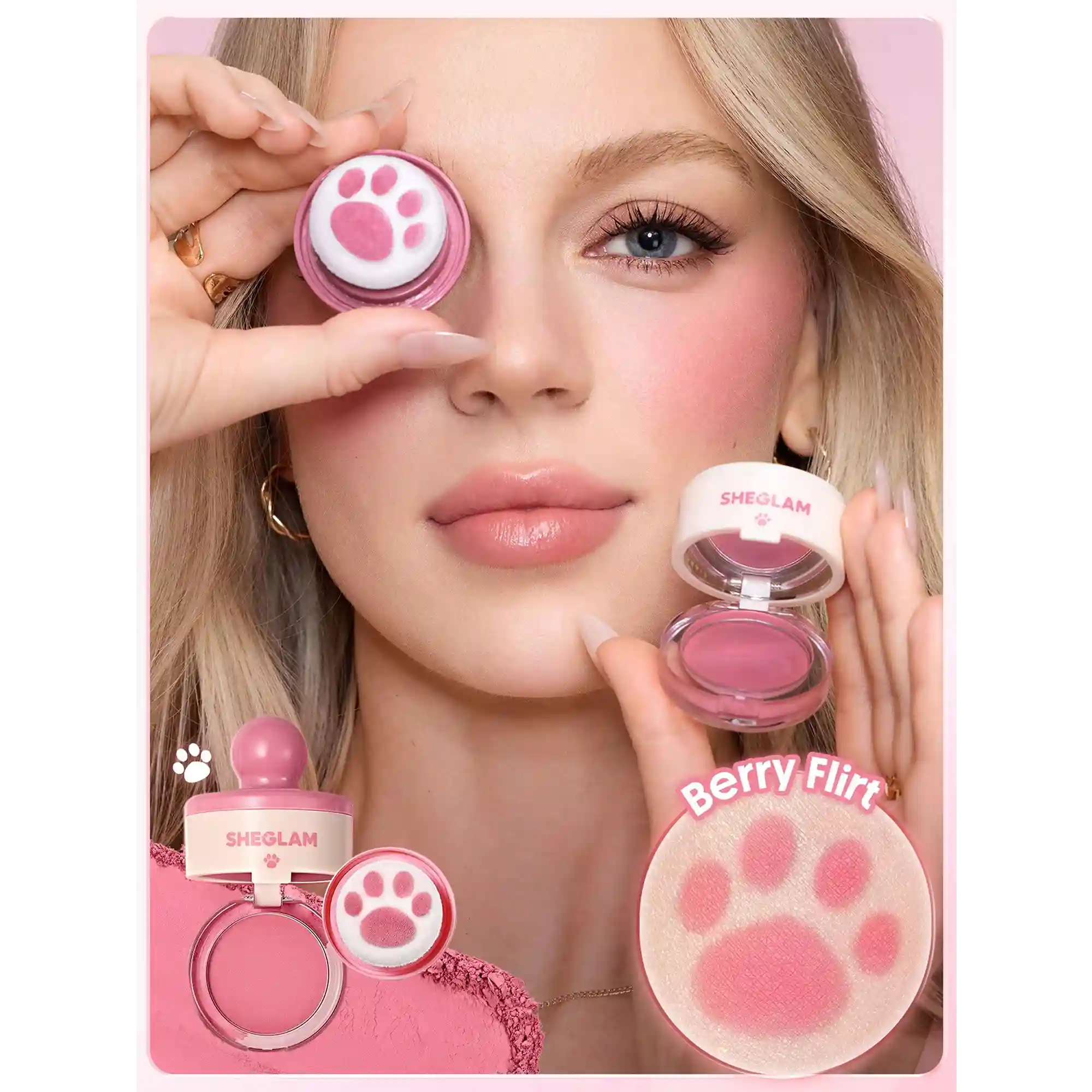 خرید و قیمت رژ گونه كيوتی شيگلم Sheglam Cutie Paw Blush