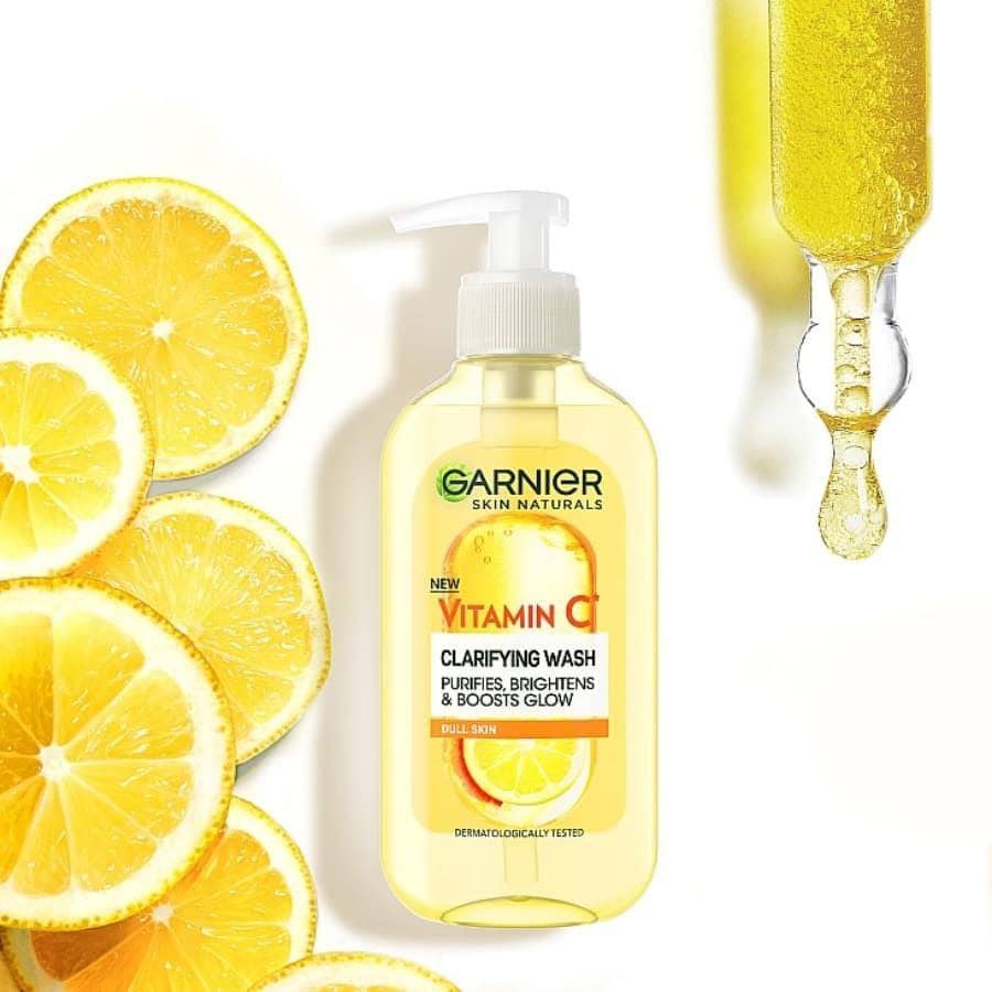 خرید و قیمت ژل شست و شوی صورت گارنیر Vitamin C
