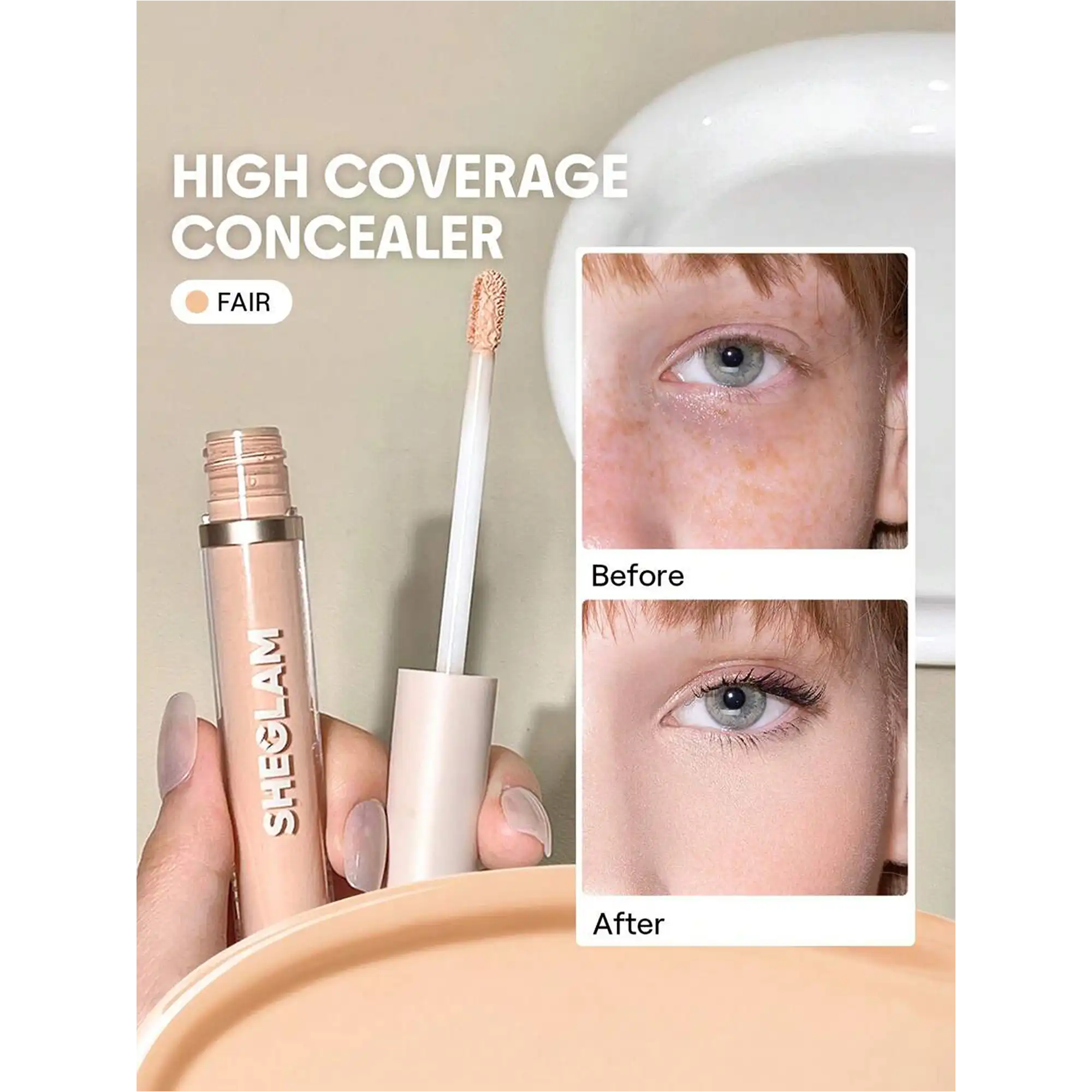 خرید و قیمت كانسيلر فول كاور شيگلم Sheglam Like Magic 12HR Full Coverage Concealer