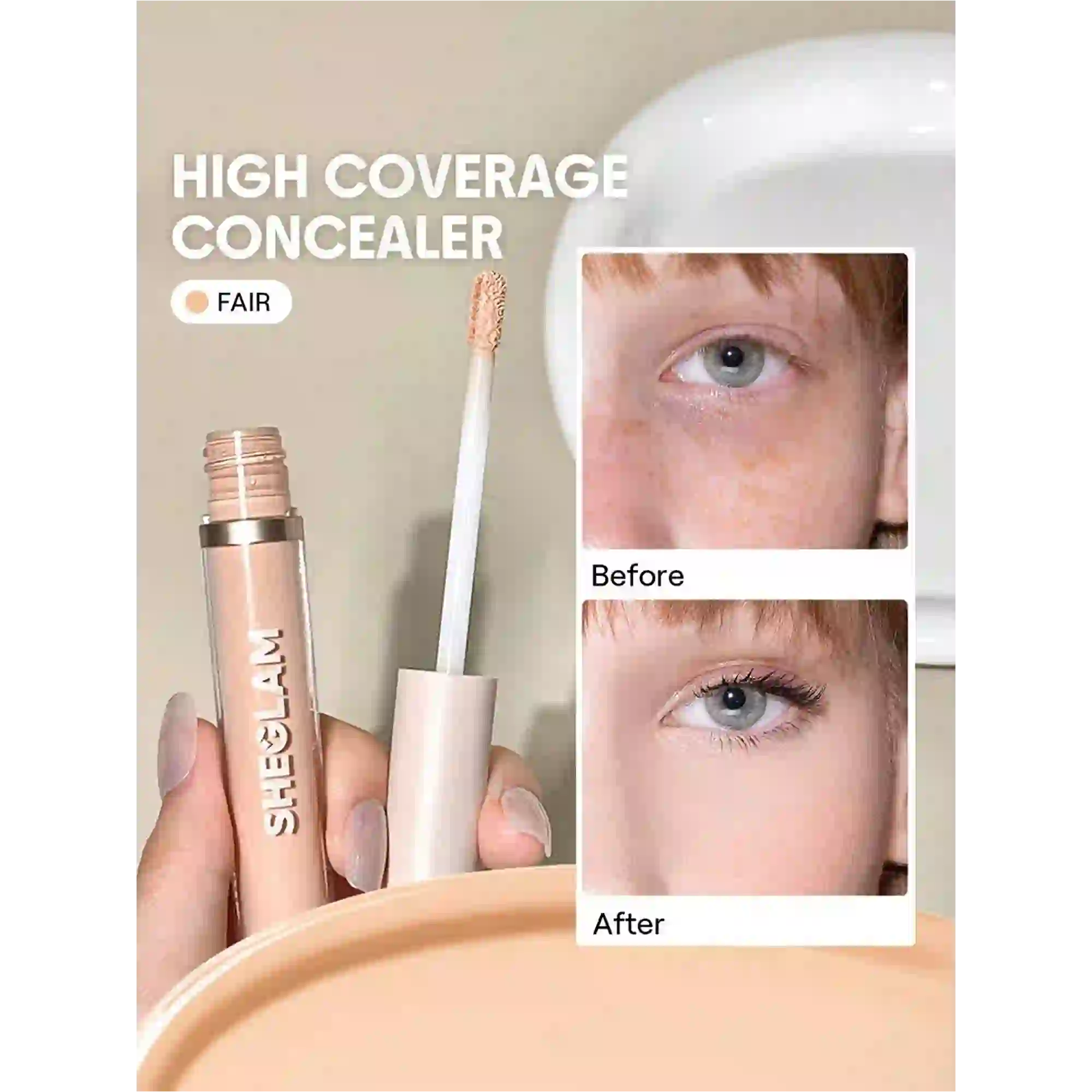 خرید و قیمت كانسيلر فول كاور شيگلم Sheglam Like Magic 12HR Full Coverage Concealer