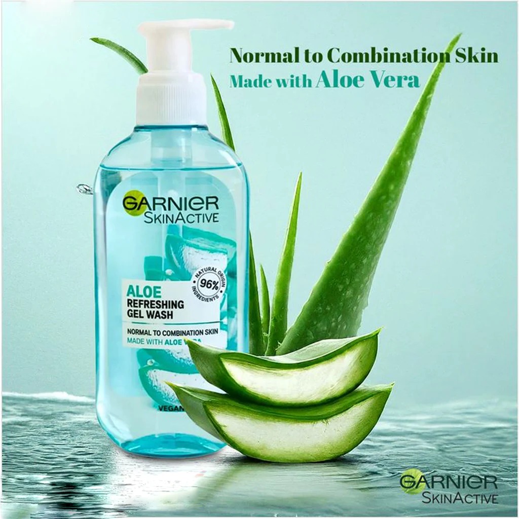 خرید و قیمت ژل شست و شوی صورت گارنیر Aloe Refreshing