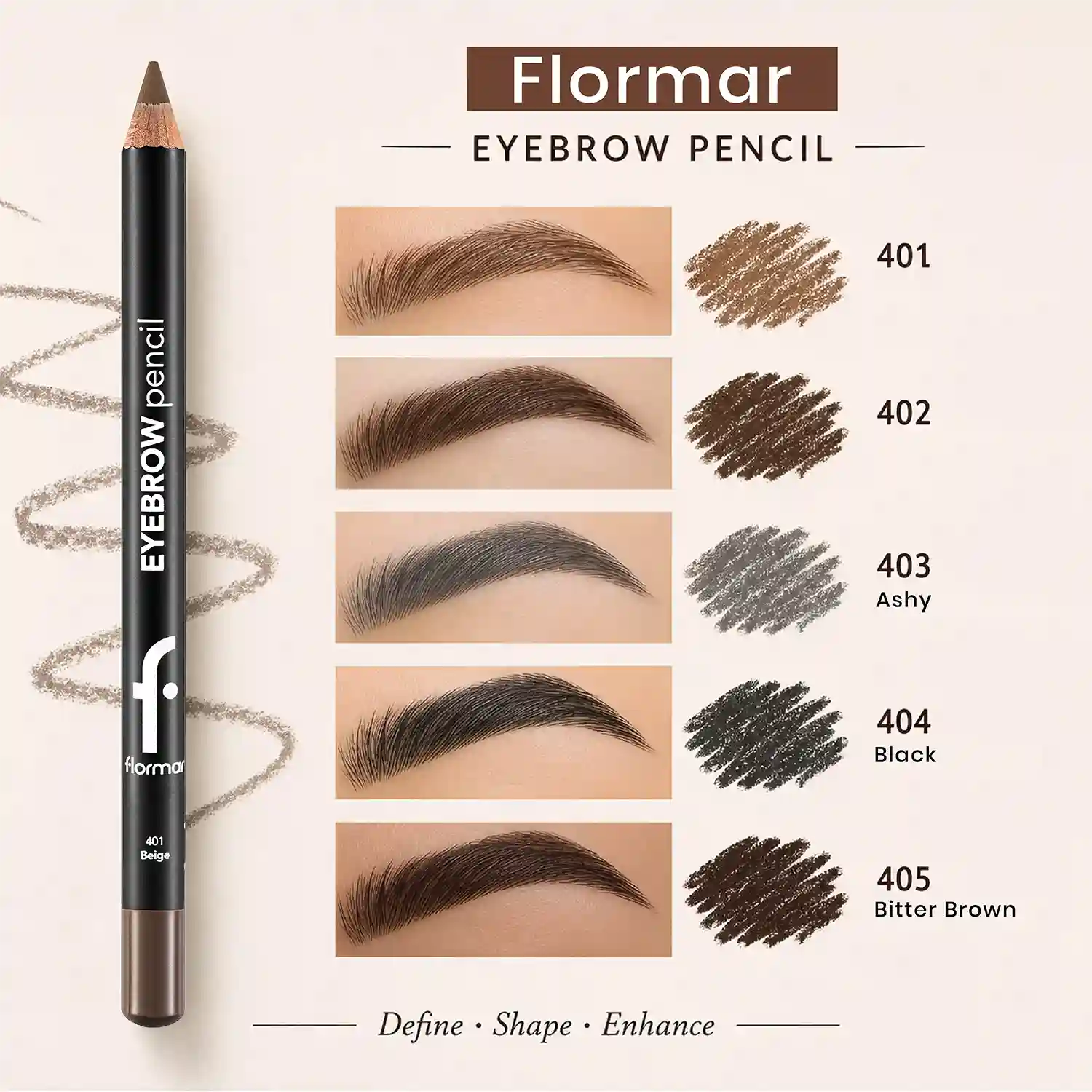 خرید و قیمت مداد ابرو فلورمار Flormar Eyebrow Pencil