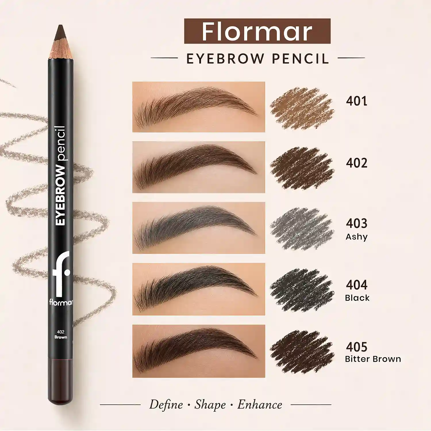 خرید و قیمت مداد ابرو فلورمار Flormar Eyebrow Pencil