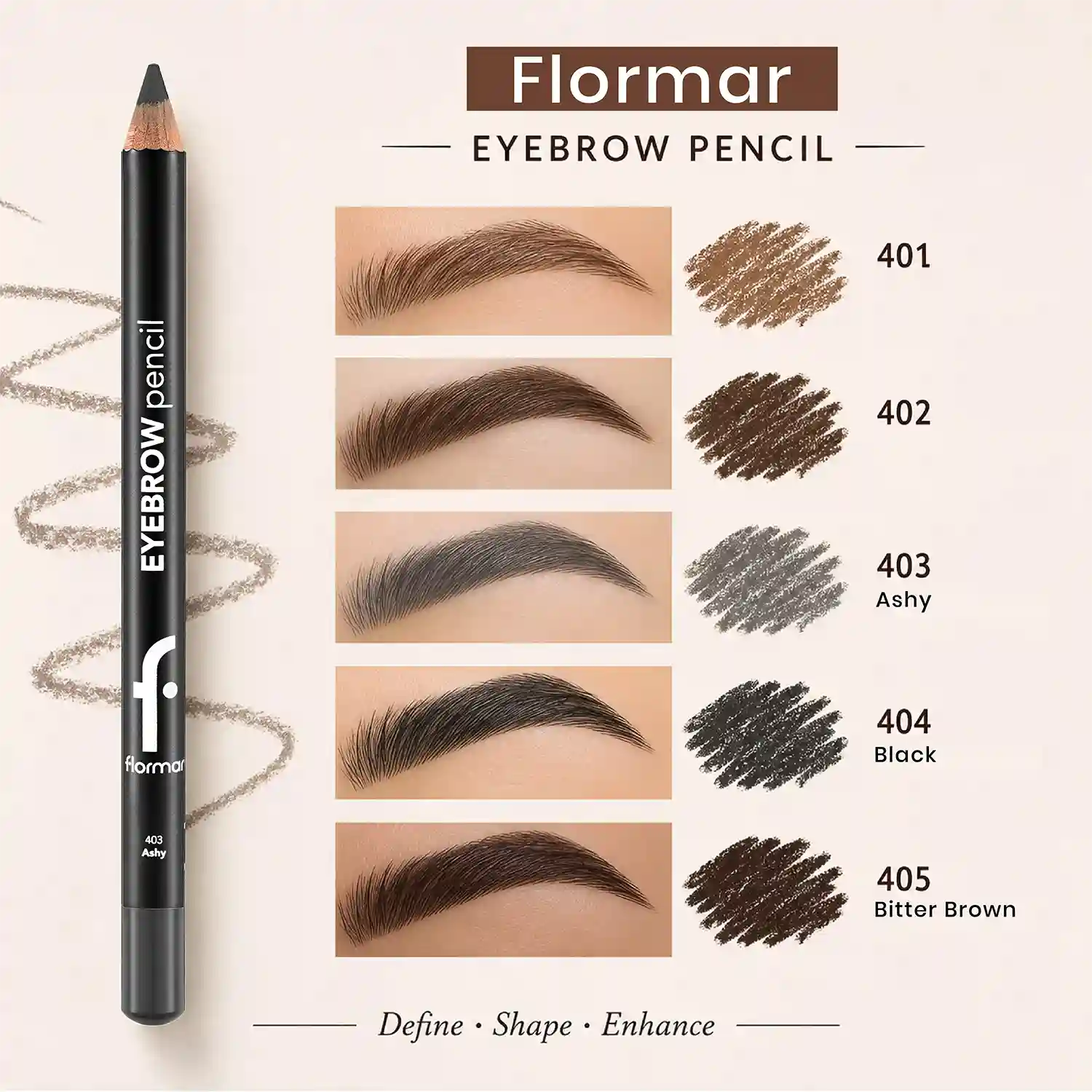 خرید و قیمت مداد ابرو فلورمار Flormar Eyebrow Pencil