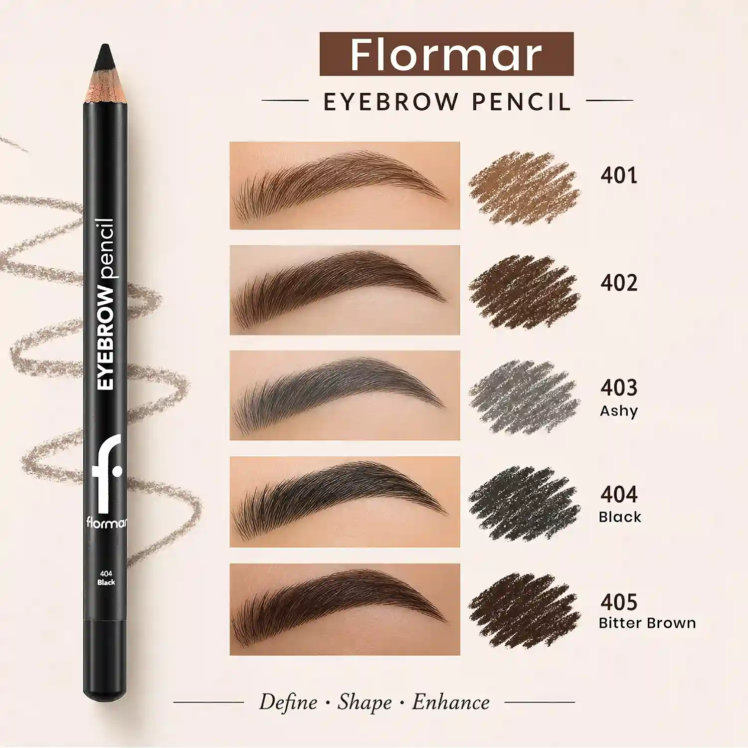 خرید و قیمت مداد ابرو فلورمار Flormar Eyebrow Pencil