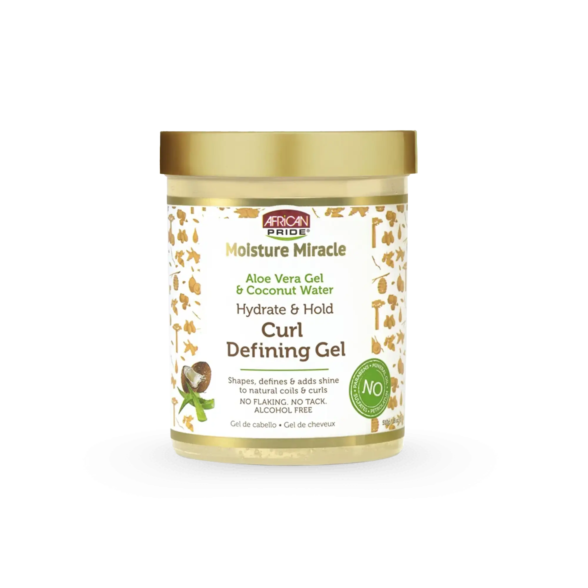 خرید و قیمت ژل كوكونات افريكن African Aloe & Coconut Curl Defining Gel