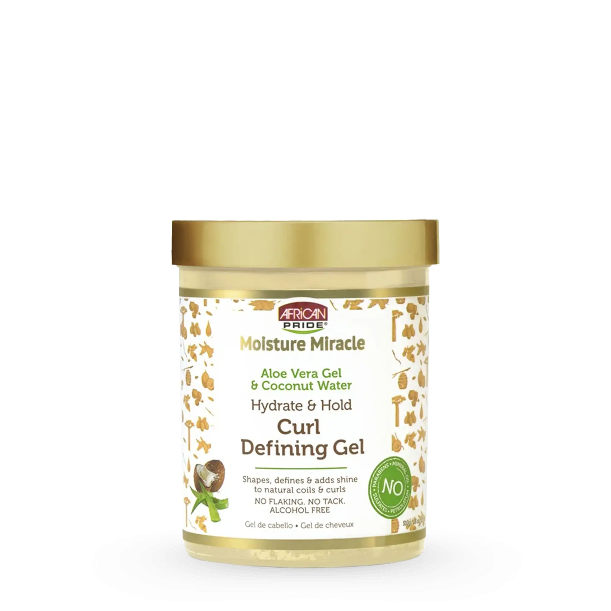 خرید و قیمت ژل كوكونات افريكن African Aloe & Coconut Curl Defining Gel