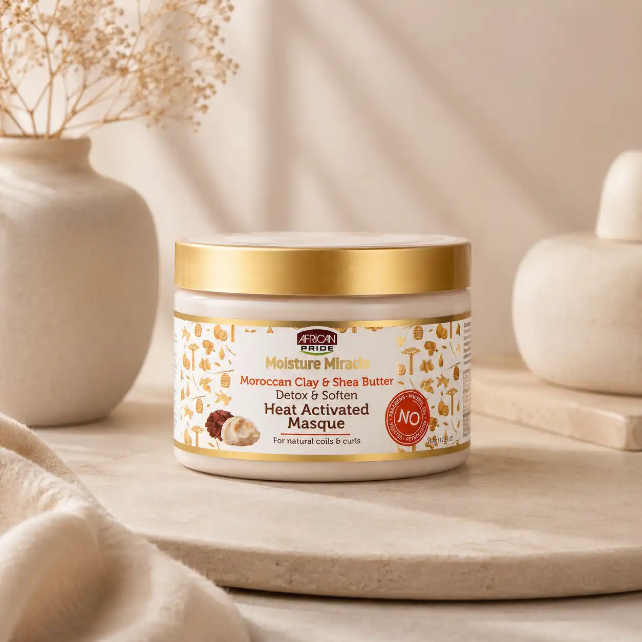 خرید و قیمت ماسک داخل حمام افريكن African Heat Activated Masque