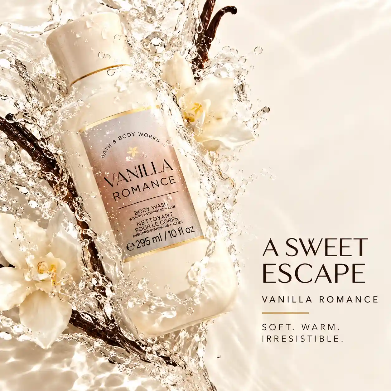 خرید و قیمت شاور ژل Bath & Body Vanilla Romance Body Wash 295ml