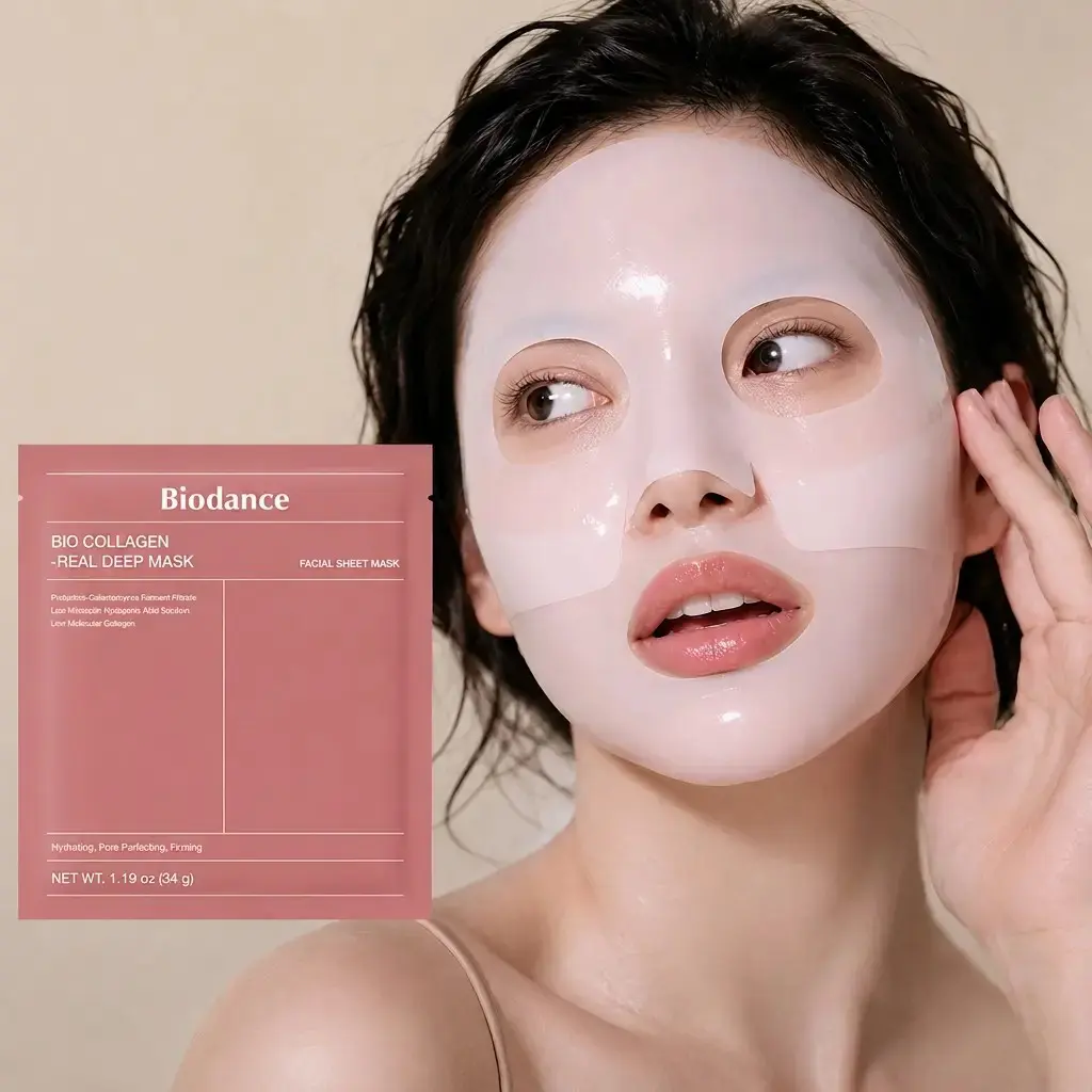 ماسک صورت ورقه ای بايودنس Biodance Bio Colllagen Real Deep Mask 136g