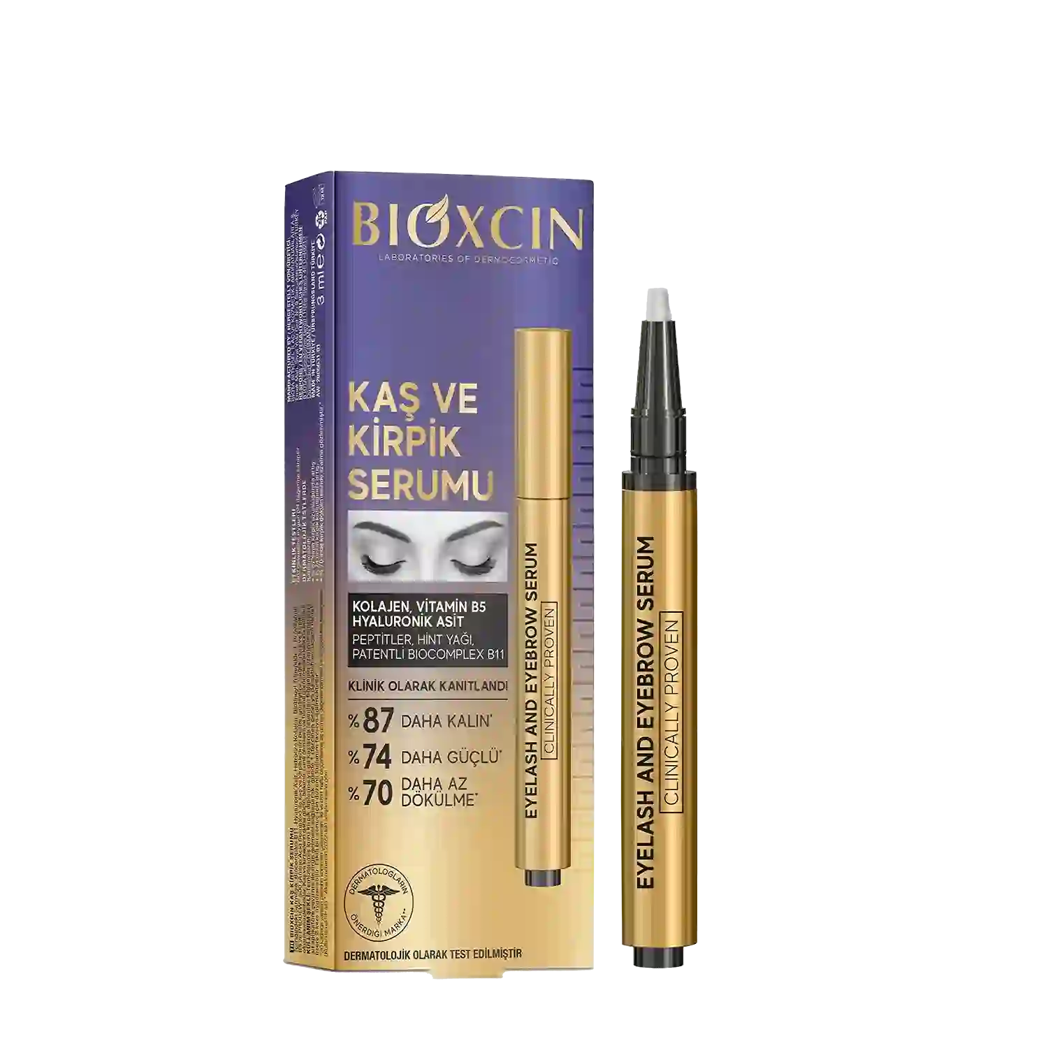 خرید و قیمت سرم تقويت مژه و ابرو بيوكسين Bioxcin Eyelash And Eyebrow Serum 3 ml