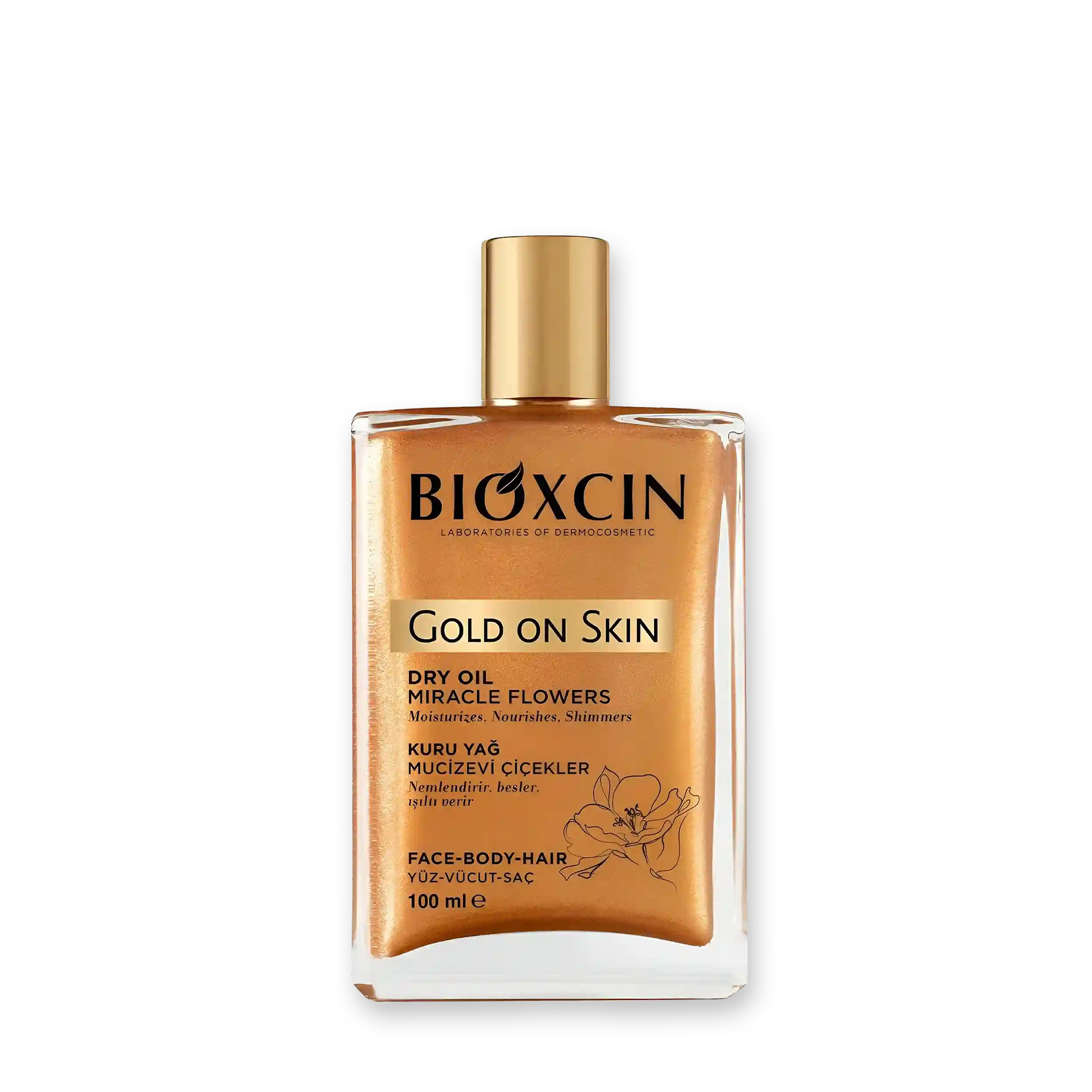 خرید و قیمت شاين بدن گلد بيوكسين Bioxcin Gold On Skin Dry Oil 100ml