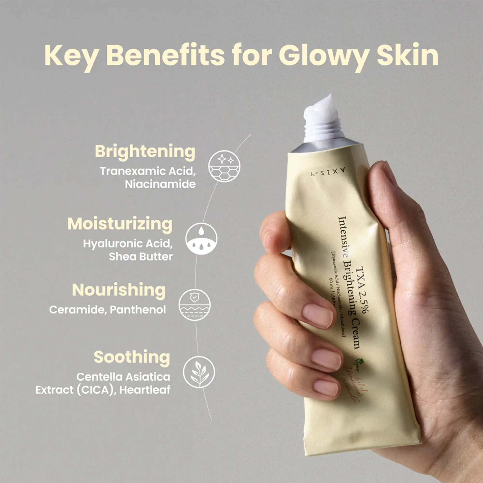 خرید و قیمت كرم روشن كننده اكسيس وای Axis-y TXA 2.5% Intensive Brightening Cream 50ml