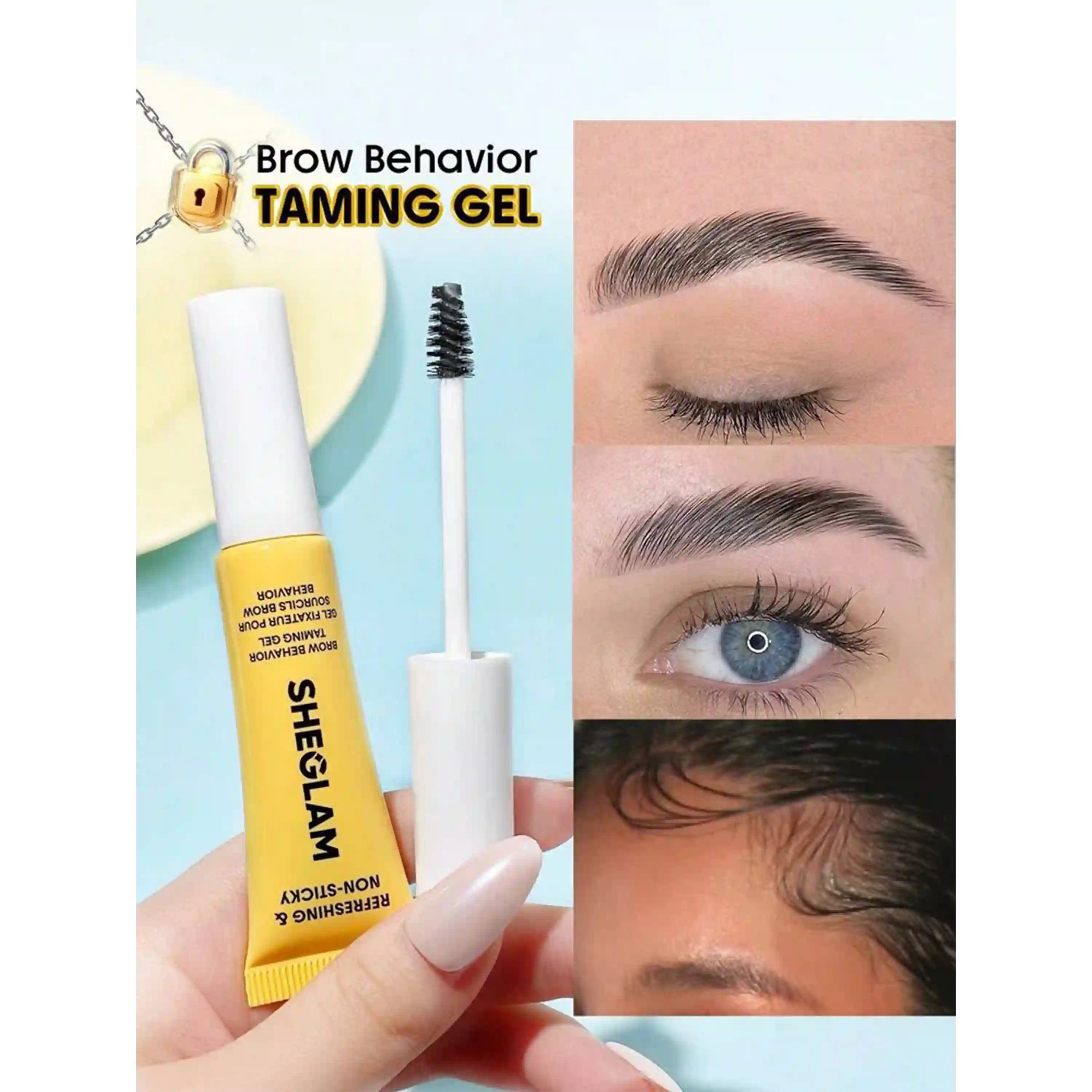 خرید و قیمت ژل ابروی شيگلم Sheglam Brow Behavior Taming Gel Clear