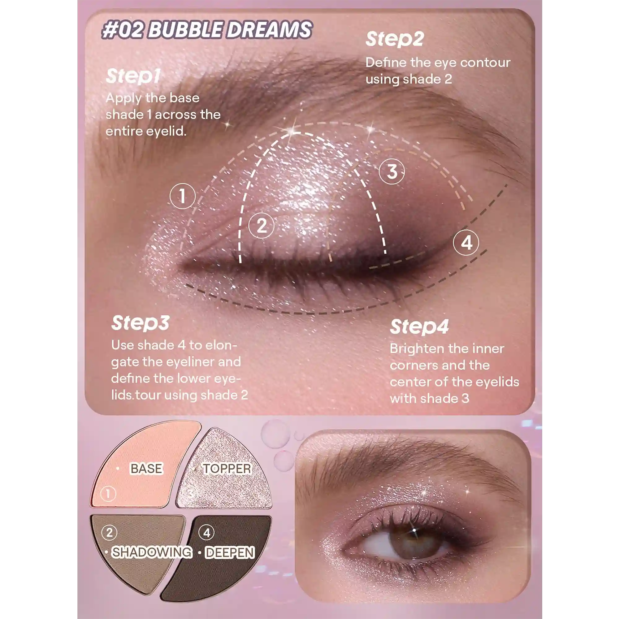 خرید و قیمت پالت سايه 4 رنگ شيگلم Sheglam Daydreamer Mini Palette