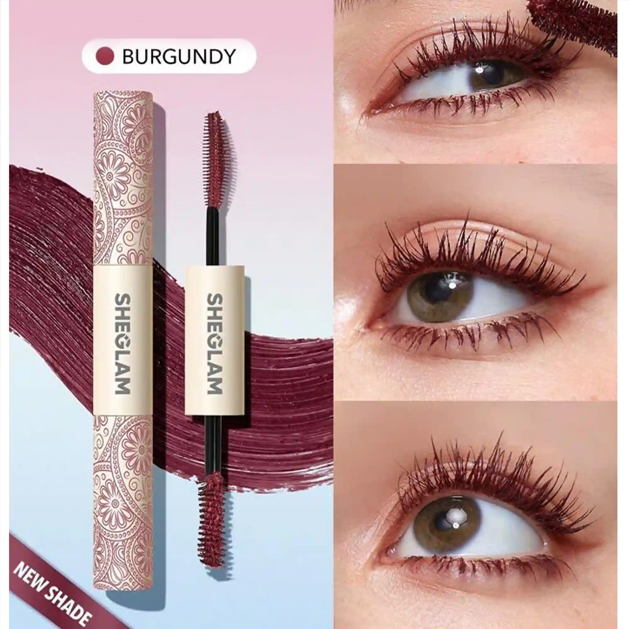 خرید و قیمت ريمل دو سر شيگلم Sheglam All In One Volume & Length Mascara Waterproof