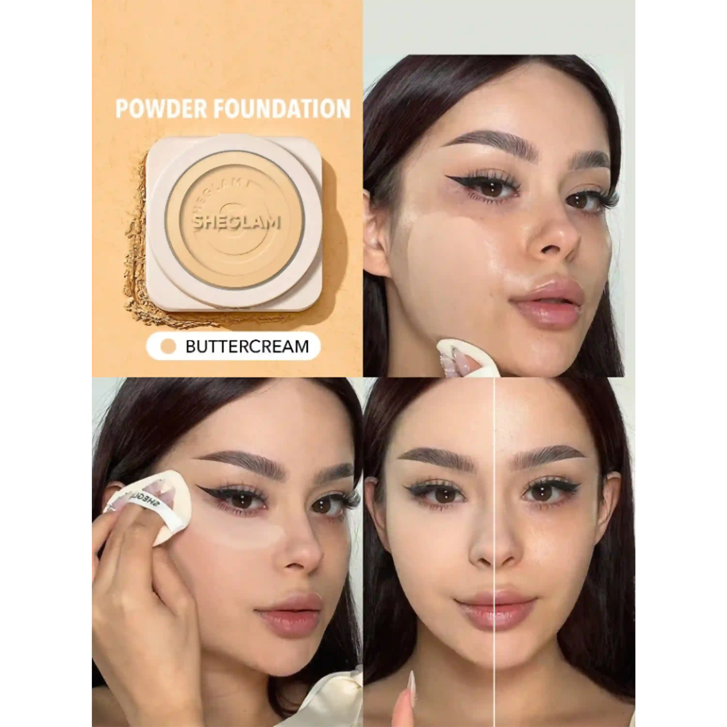 خرید و قیمت پنكک شيگلم Sheglam Skin-Focus High Coverage Powder Foundation