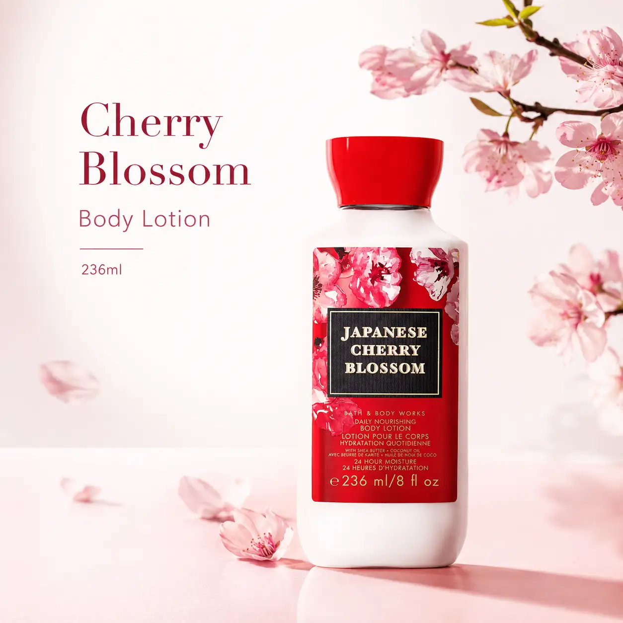 خرید و قیمت لوسيون بدن وانيلی Bath & Body Japanese Cherry Blossom Body Lotion 236ml