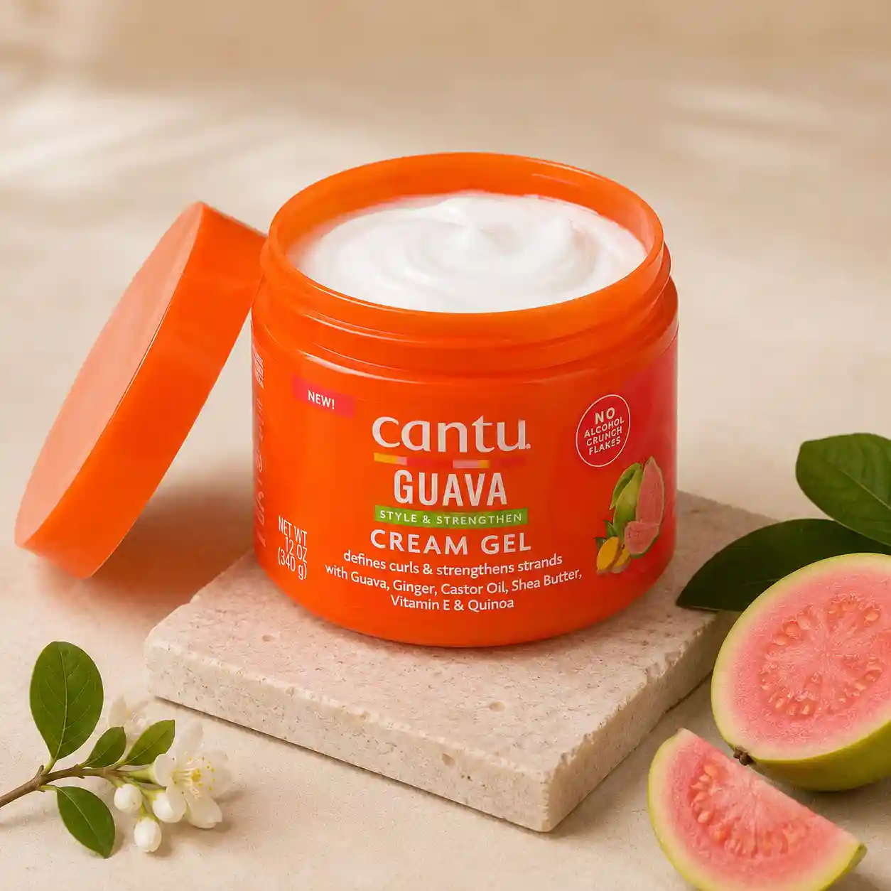 خرید و قیمت كرم مو فر گوآوا كنتو Cantu Guava Cream Gel 340g