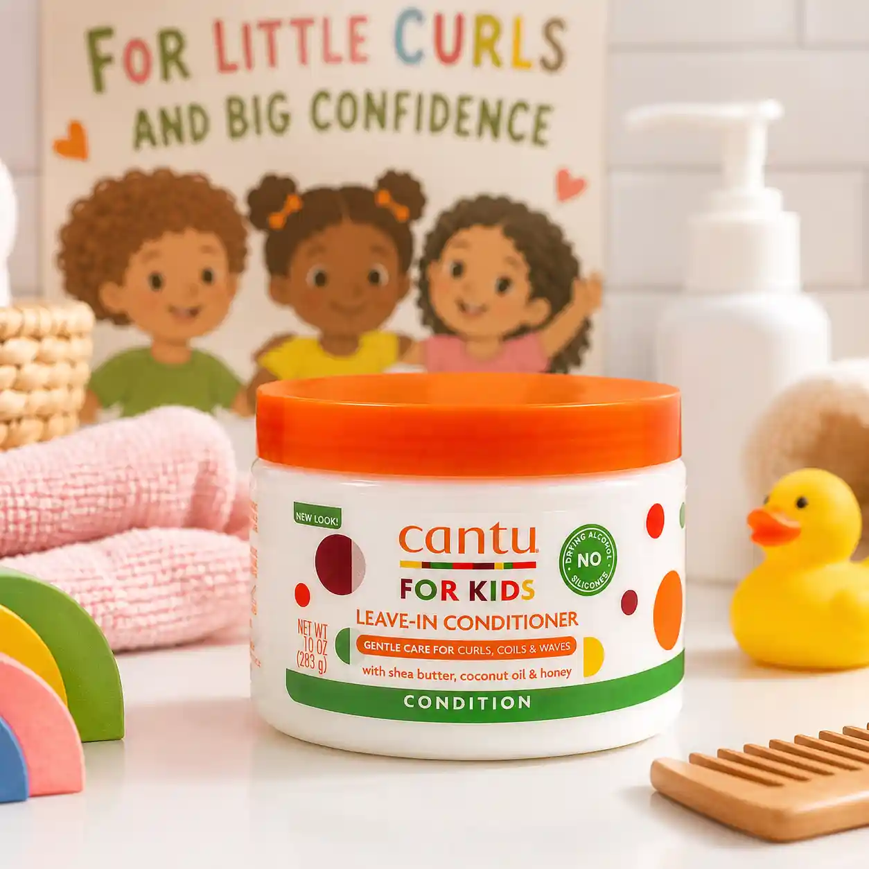 خرید و قیمت ماسک مو كانديشنر كيدز cantu conditioner 283g