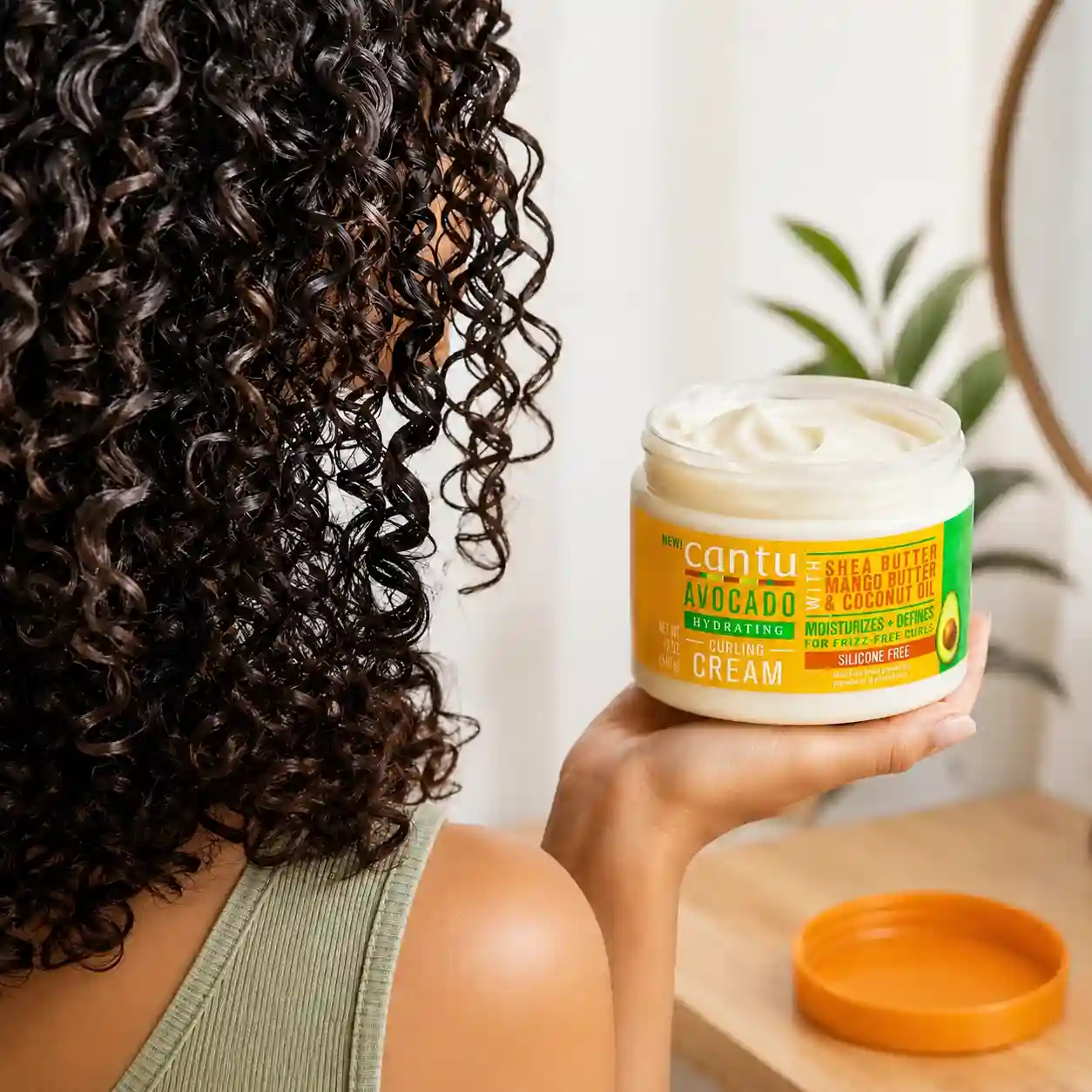 خرید و قیمت کرم مو آووكادو كنتو Cantu Avocado Hydrating Curling Cream 340g