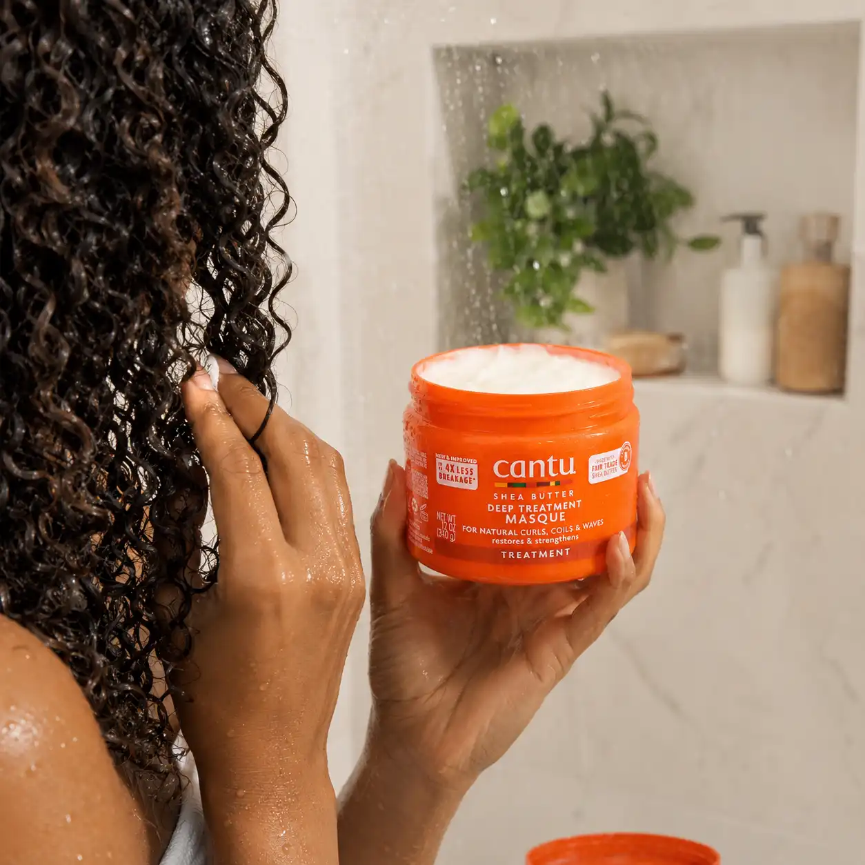 خرید و قیمت ماسک مو داخل حمام كنتو Cantu Deep Treatment Masque 340g