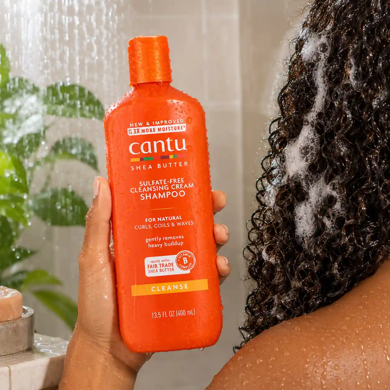 خرید و قیمت شامپو بدون سولفات كنتو Cantu Sulfate-Free Cleansing Cream Shampoo 400ml