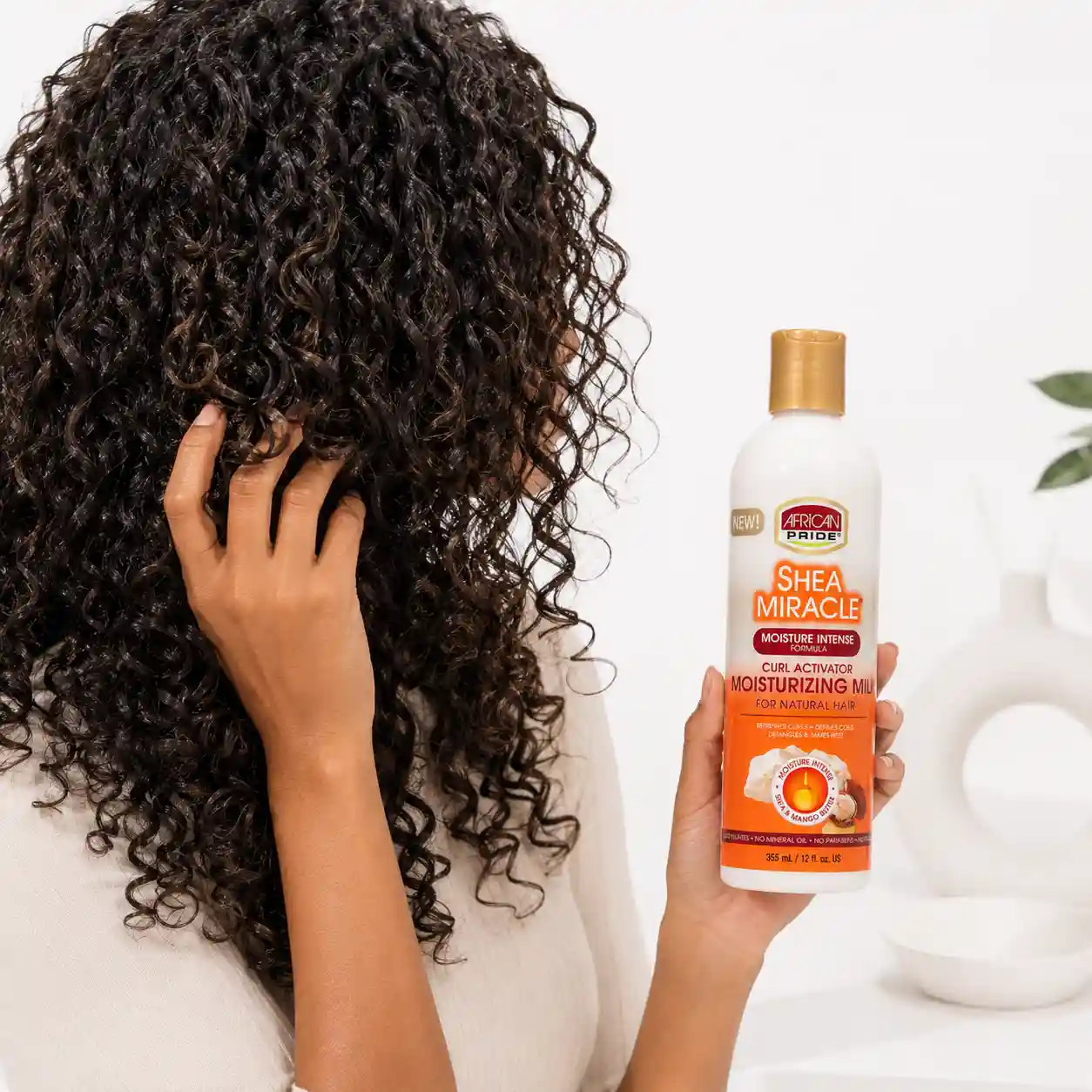 خرید و قیمت اكتيواتور موی فر African Pride Shea Miracle Curl Activator Moisturizing Milk 355ml