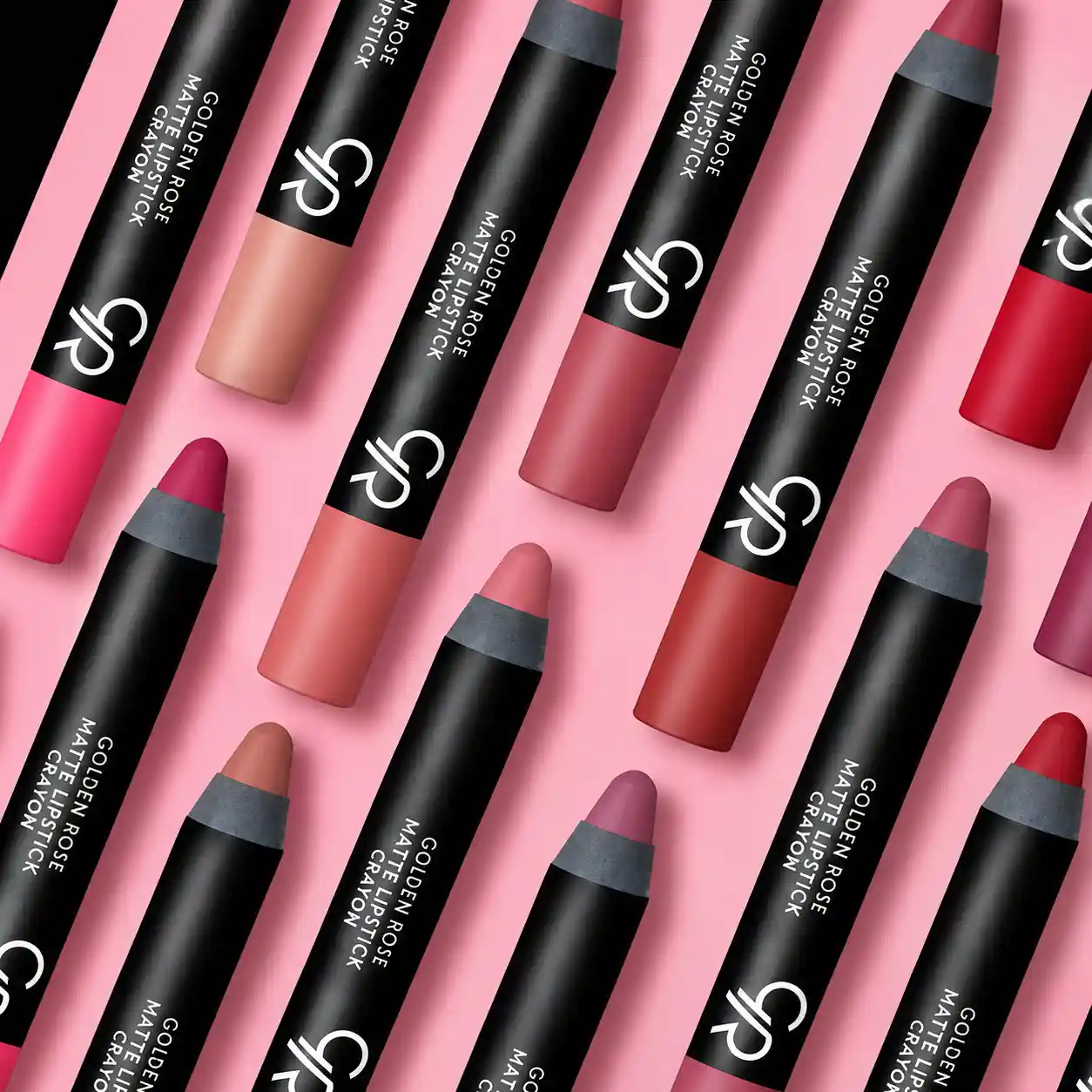 خرید و قیمت رژ لب مدادی گلدن رز Golden Rose Matte Lipstick Crayon