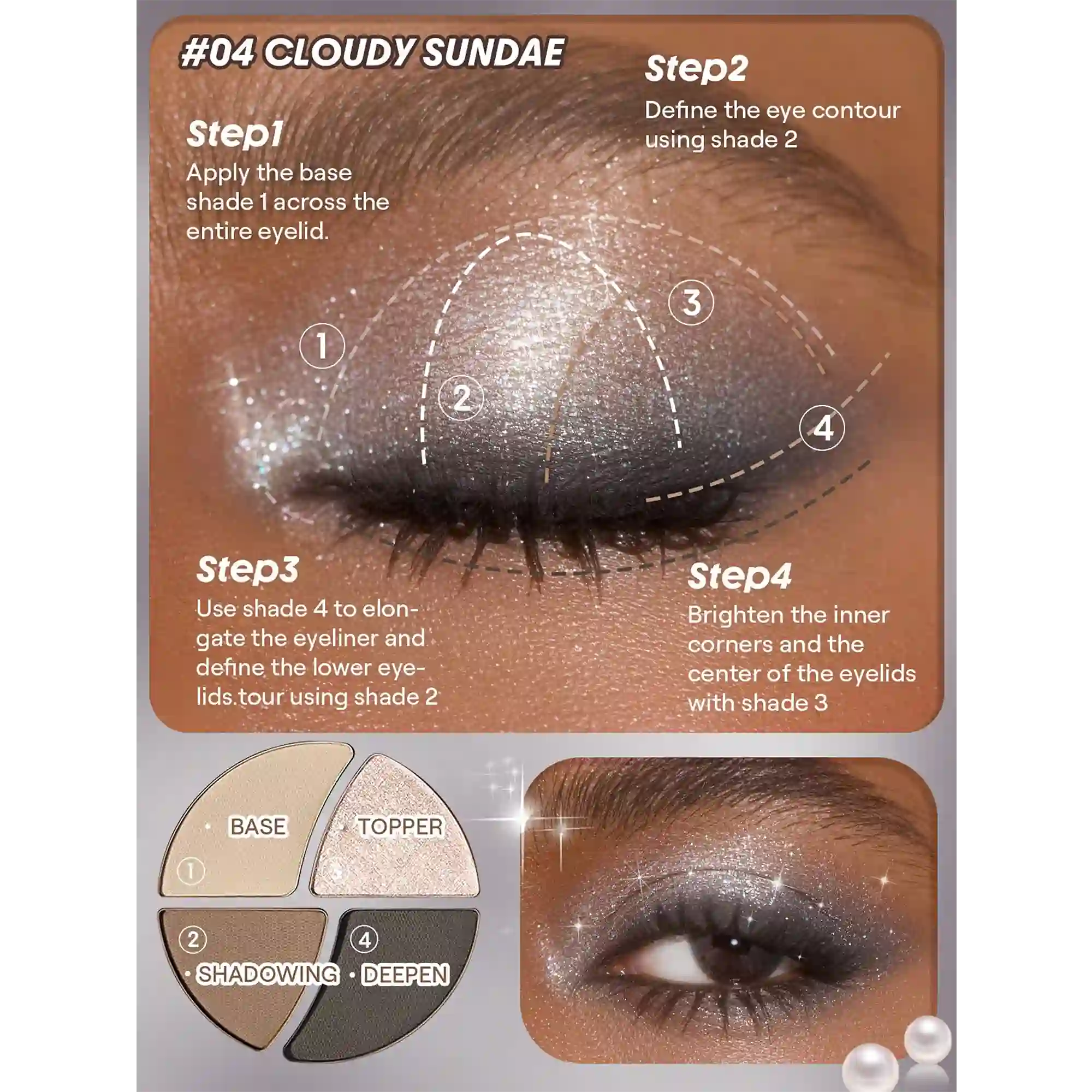 خرید و قیمت پالت سايه 4 رنگ شيگلم Sheglam Daydreamer Mini Palette