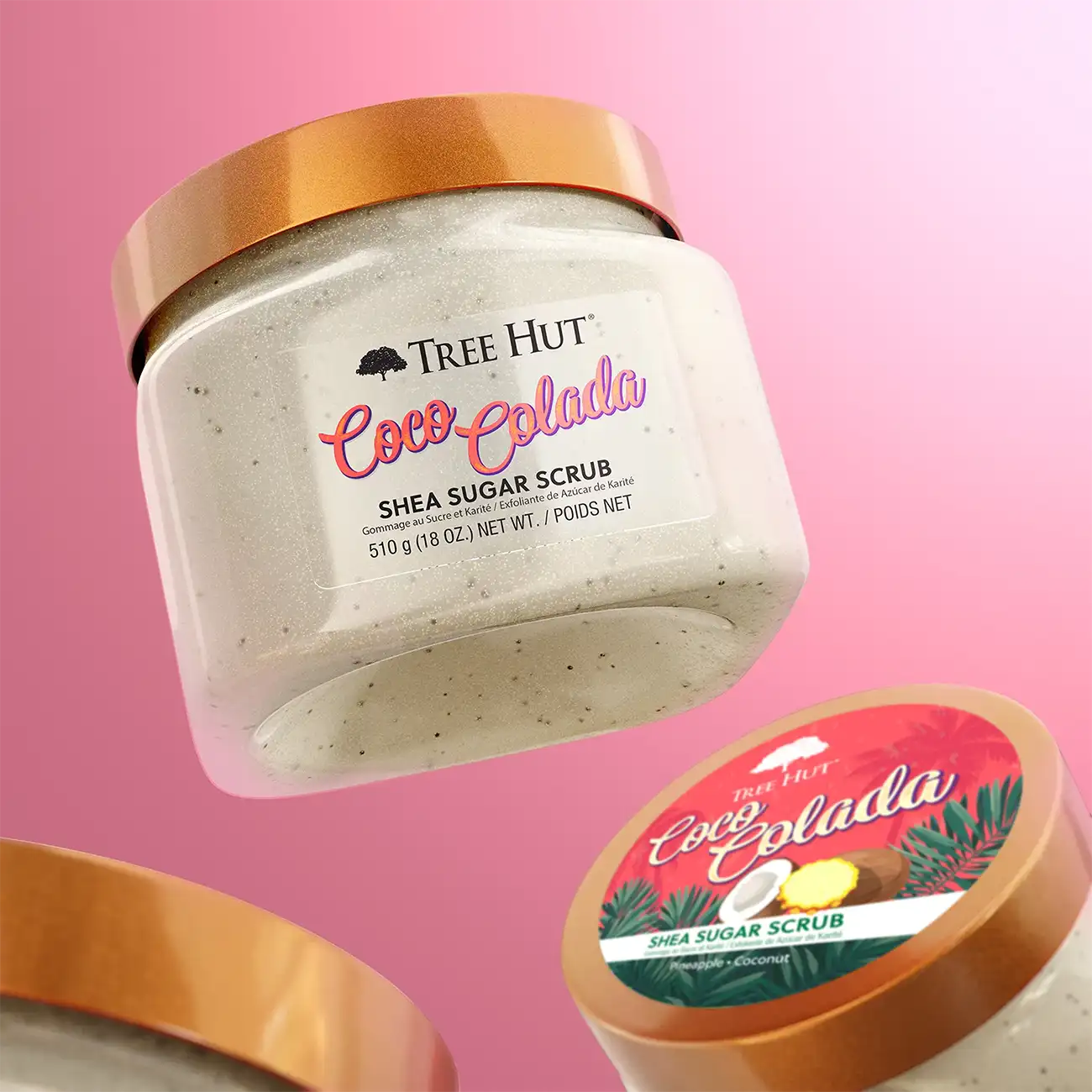 خرید و قیمت اسكراب شی باتر بدن تری هات Tree Hut Coco Colada Shea Sugar Scrub 510 g