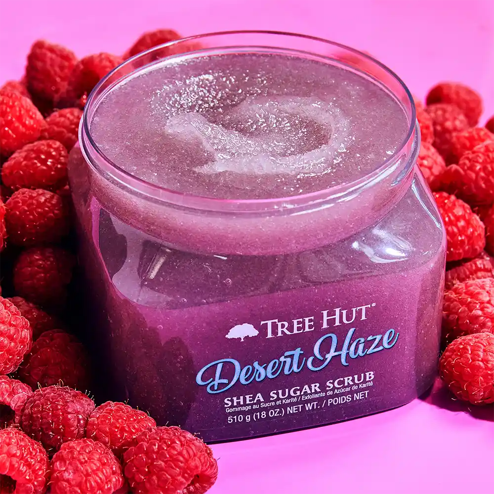 خرید و قیمت اسكراب شی باتر بدن تری هات Tree Hut Desert Haze Shea Sugar Scrub 510 g