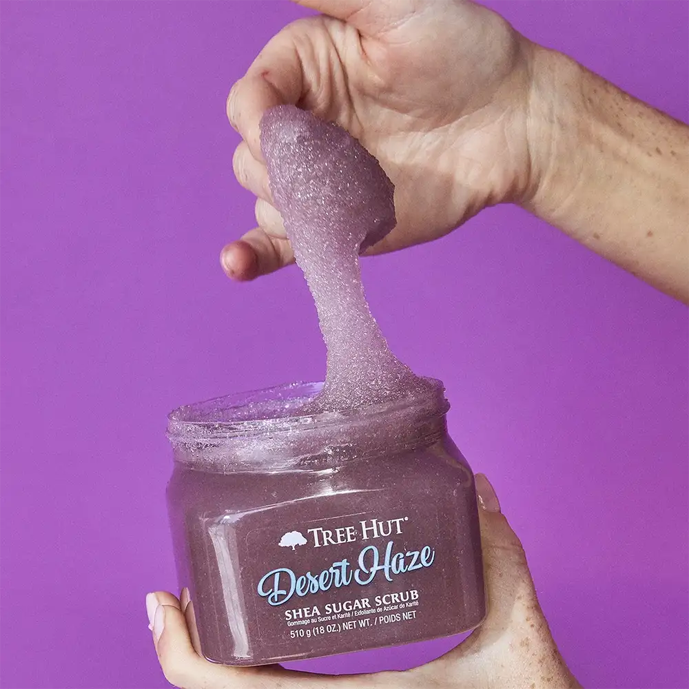 خرید و قیمت اسكراب شی باتر بدن تری هات Tree Hut Desert Haze Shea Sugar Scrub 510 g