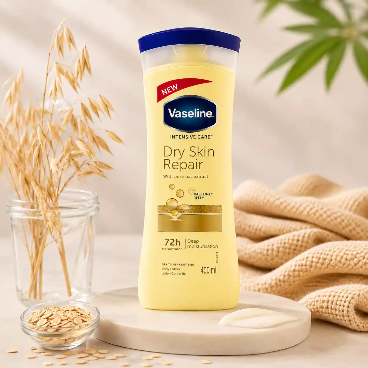 خرید و قیمت لوسيون بدن وازلين Vaseline Dry Skin Repair 400ml