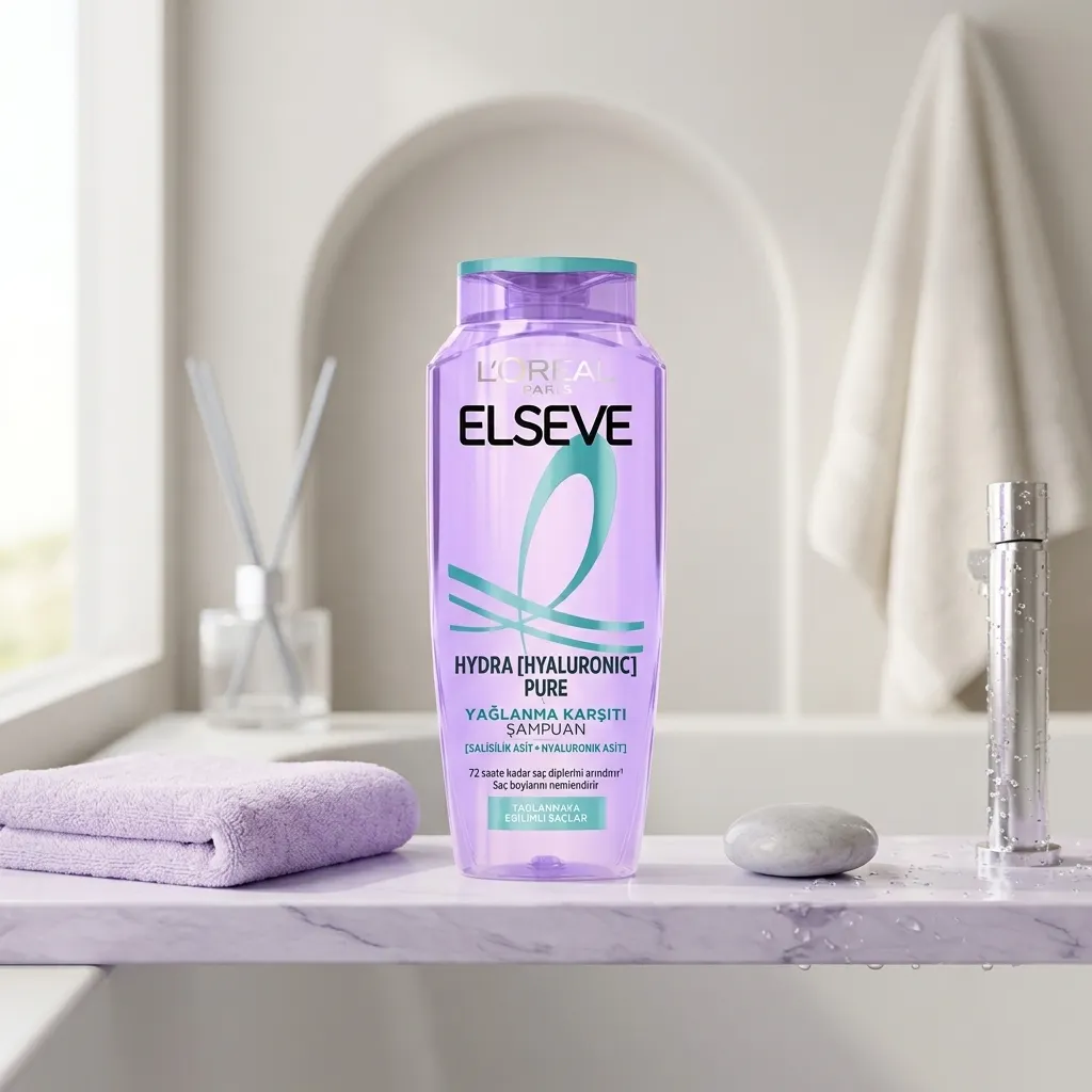 خرید و قیمت شامپو هيالورونيک لورال Loreal Elseve Hydra Hyaluronic Pure Shampoo 300ml