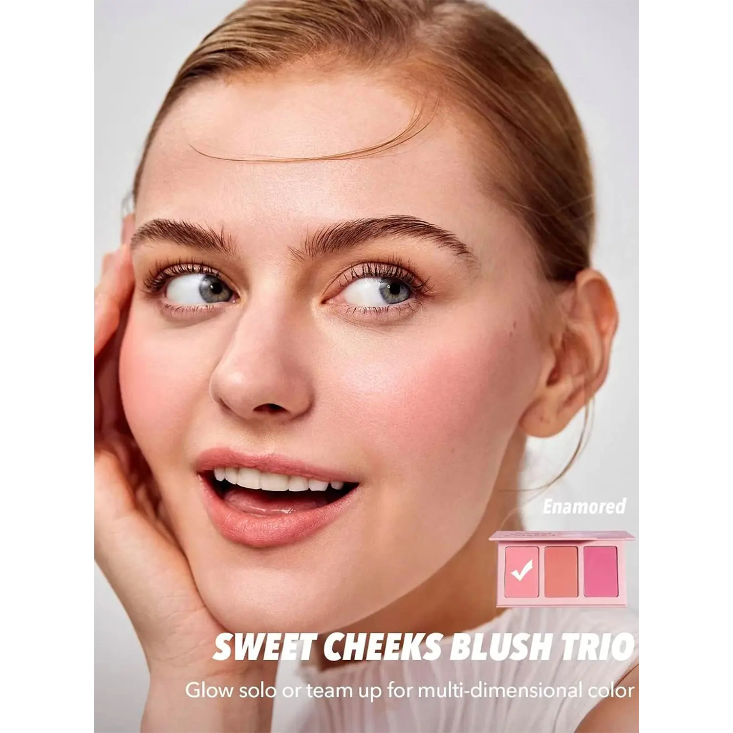 خرید و قیمت پالت رژ گونه 3 تايی شيگلم Sheglam Sweet Cheeks Blush Trio Enamored