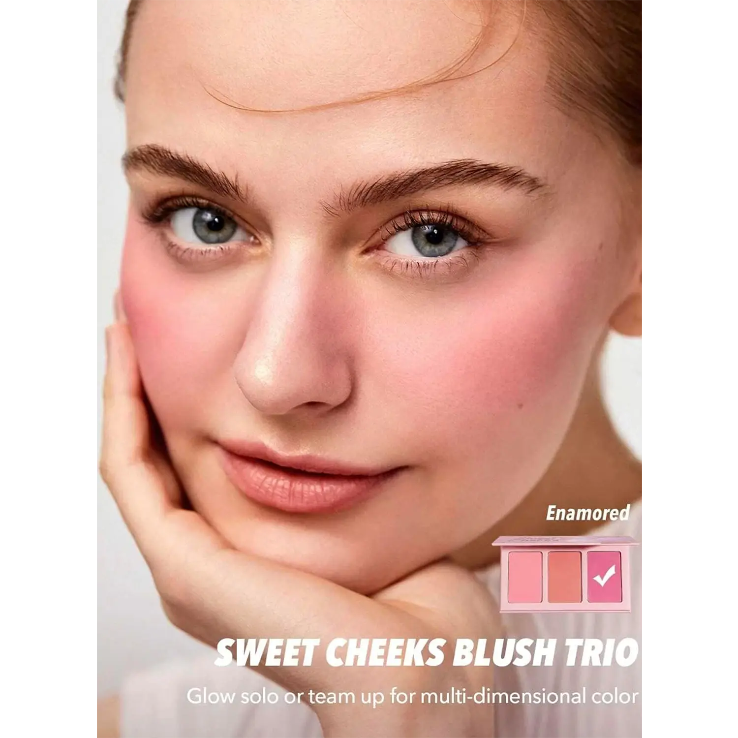 خرید و قیمت پالت رژ گونه 3 تايی شيگلم Sheglam Sweet Cheeks Blush Trio Enamored