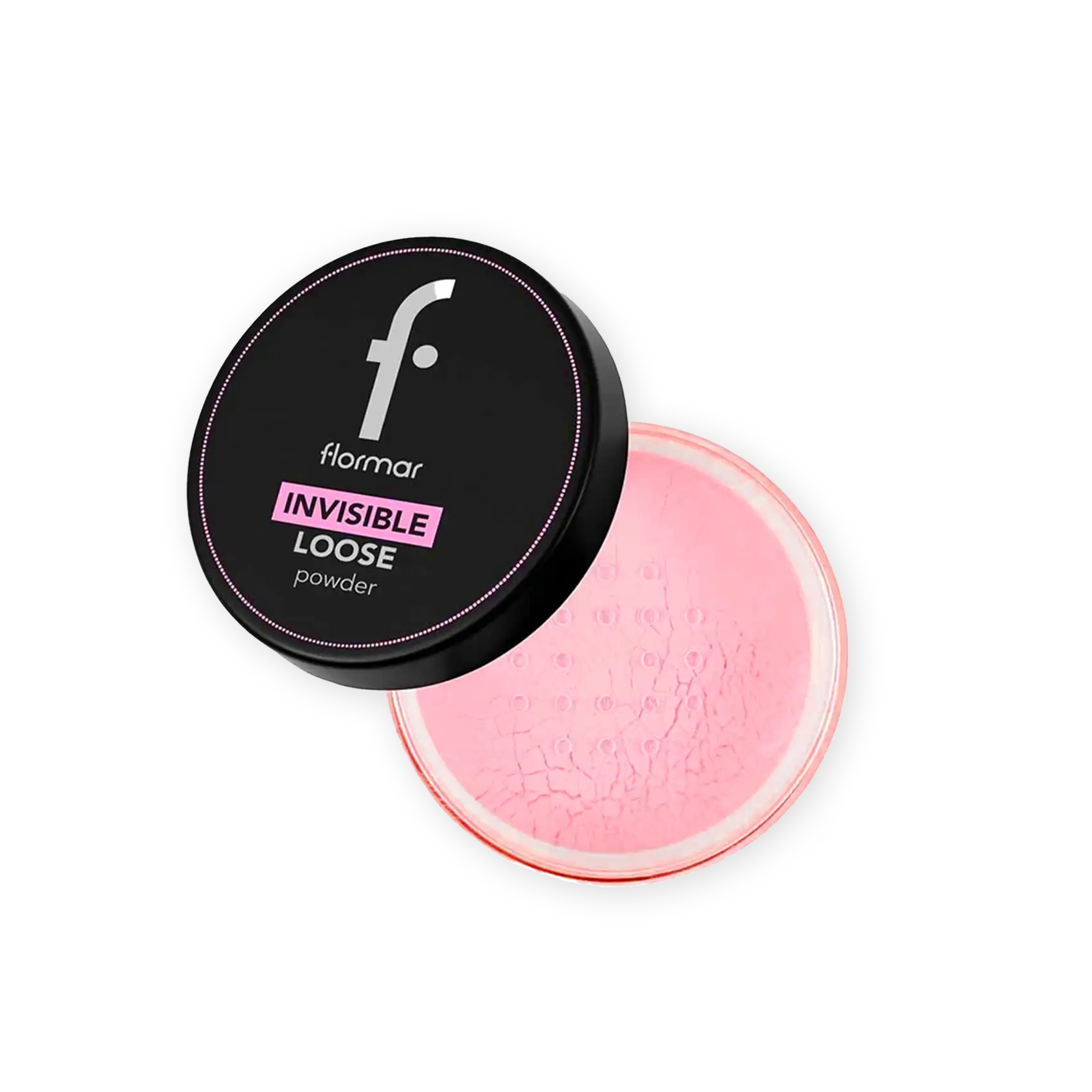خرید و قیمت پودر فيكس صورتی فلورمار Flormar Invisible Loose Powder