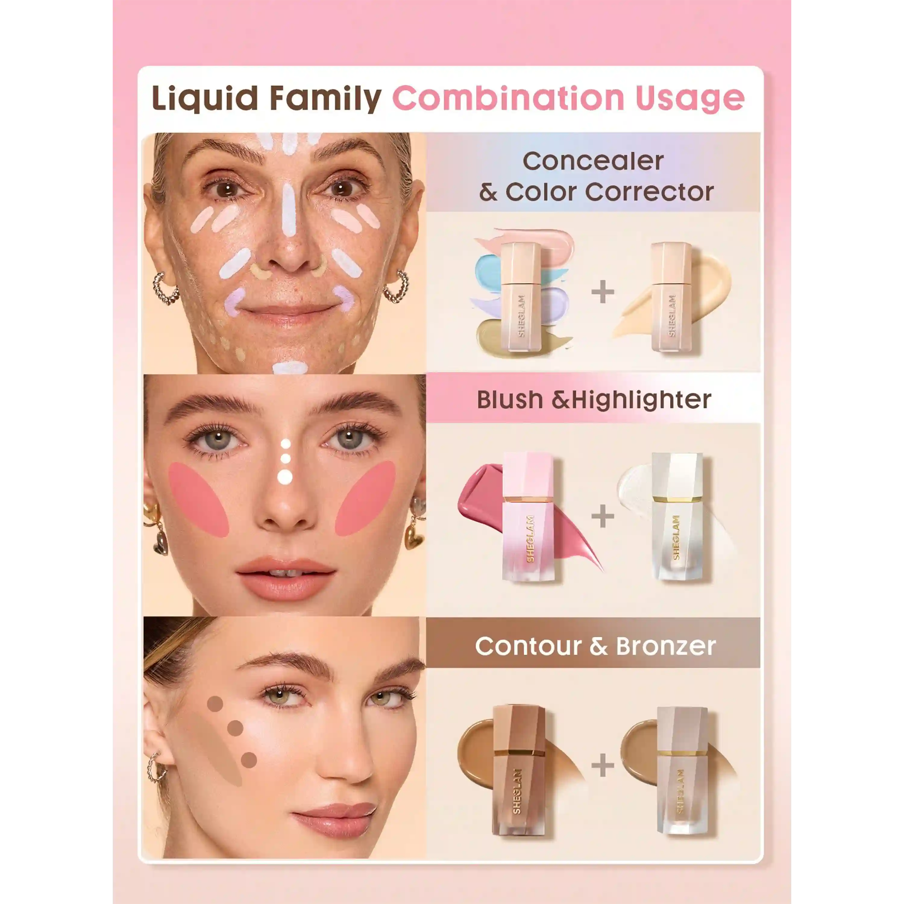 خرید و قیمت كانسيلر فول كاور شيگلم Sheglam Hideaway Full-Coverage Concealer