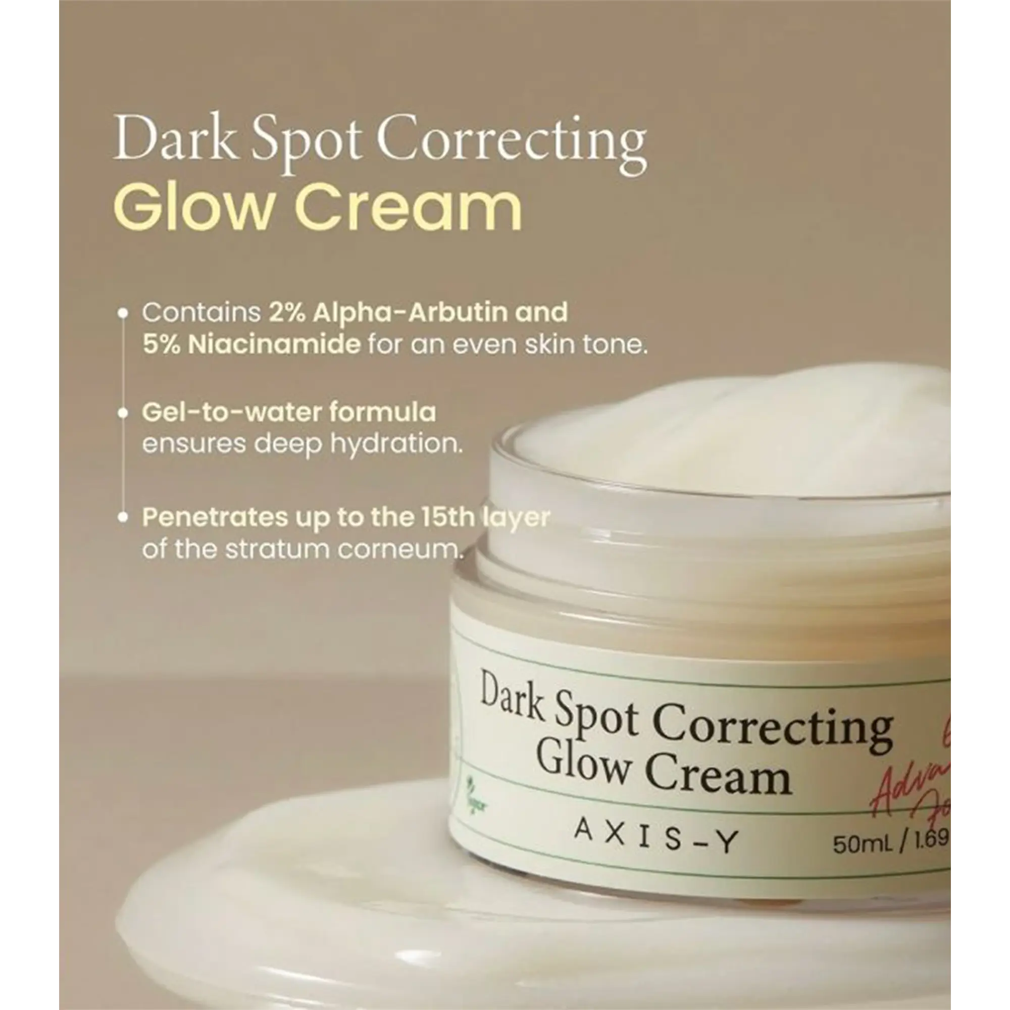 خرید و قیمت كرم ضد لک اكسيس وای Axis-y Dark Spot Correcting Glow Cream 50ml