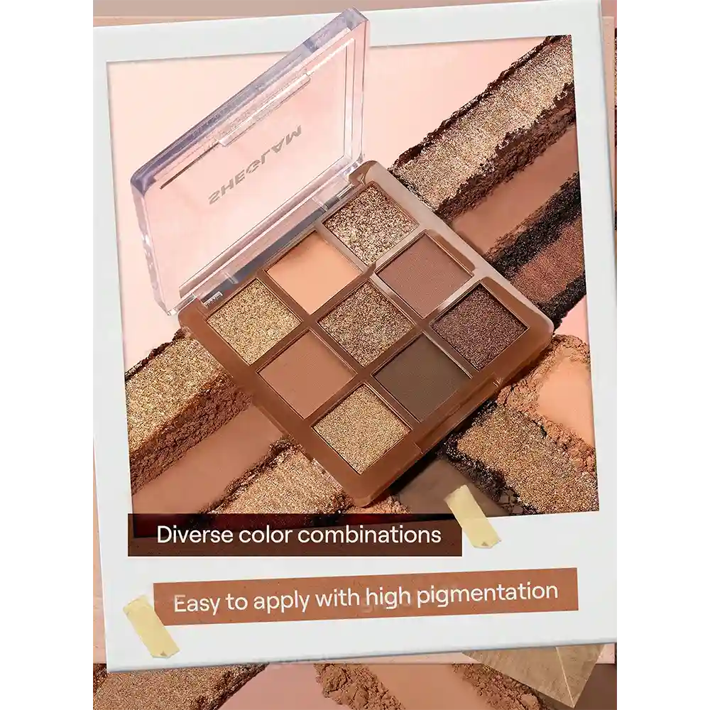 خرید و قیمت سايه 9 رنگ شيگلم Sheglam Spice 9-Pan Eyeshadow Palette Cinnamon