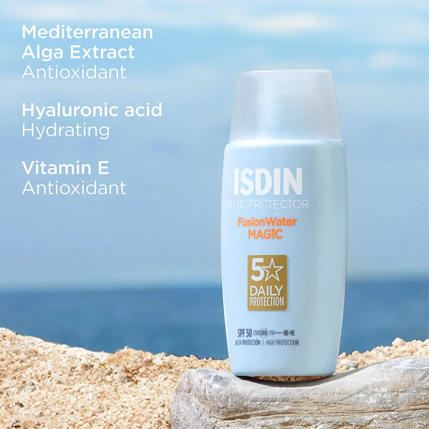 خرید و قیمت كرم ضد آفتاب بی رنگ Isdin FusionWater Magic SPF 50 50 ml