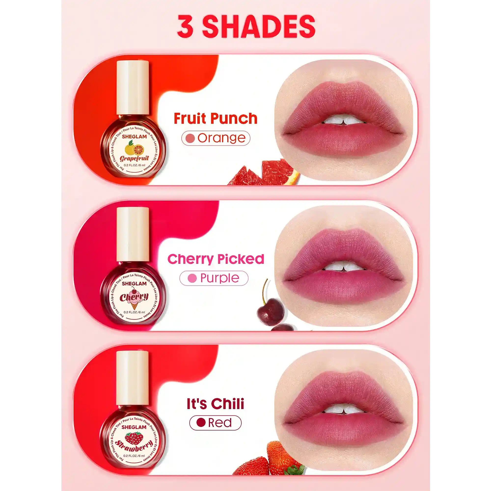 خرید و قیمت تينت مايع لب و گونه شيگلم Sheglam For The Flush Lip & Cheek Tint