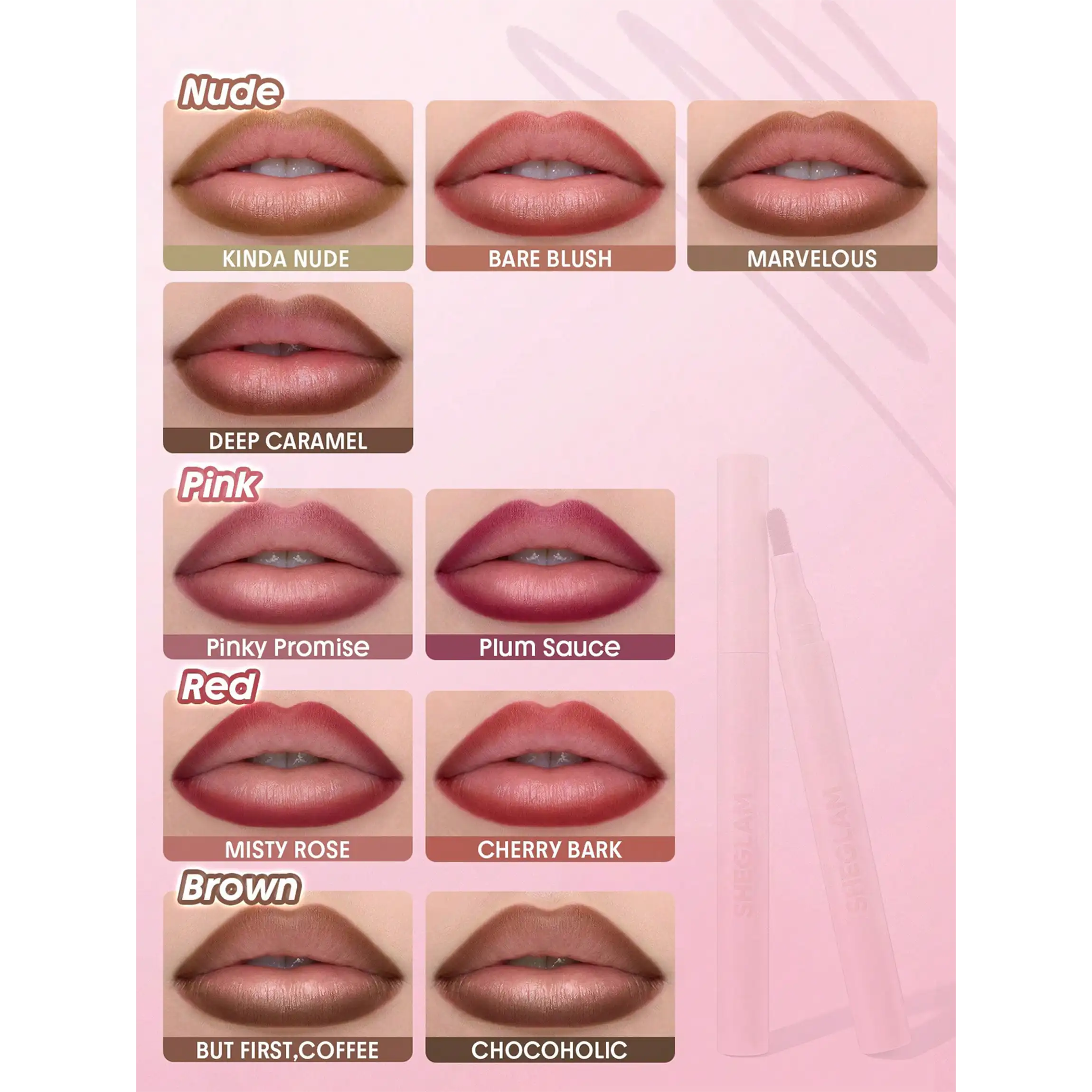 خرید و قیمت مداد لب مايع شيگلم Sheglam True Stain Liquid Lip Liner