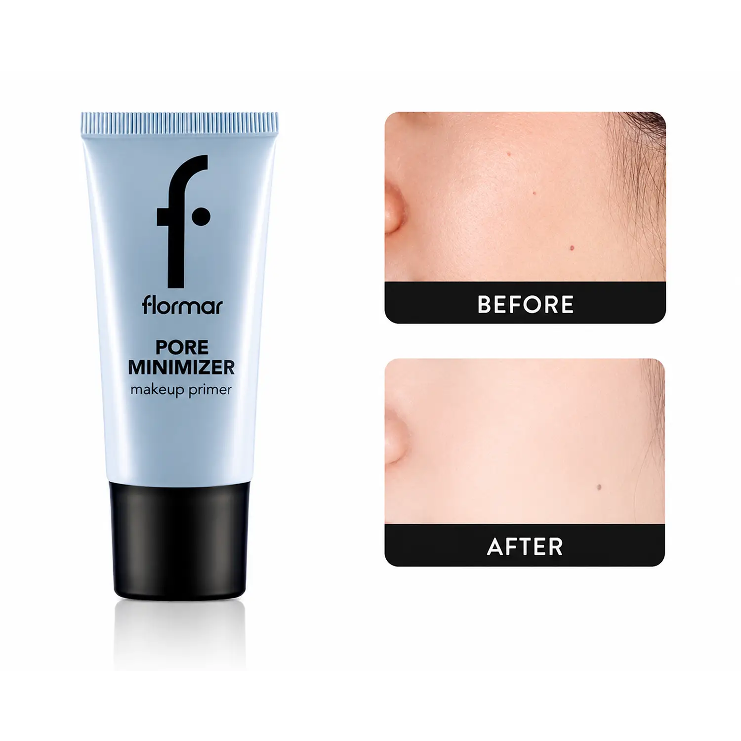 خرید و قیمت پرايمر آبی منافذ باز فلورمار Flormar Pore Minimizer Makeup Primer