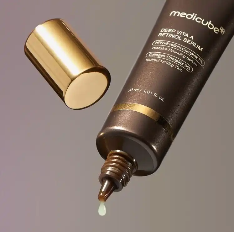 خرید و قیمت سرم دور چشم ويتامين A مديكيوب Medicube Deep Vita A  Retinol Serum 30ml